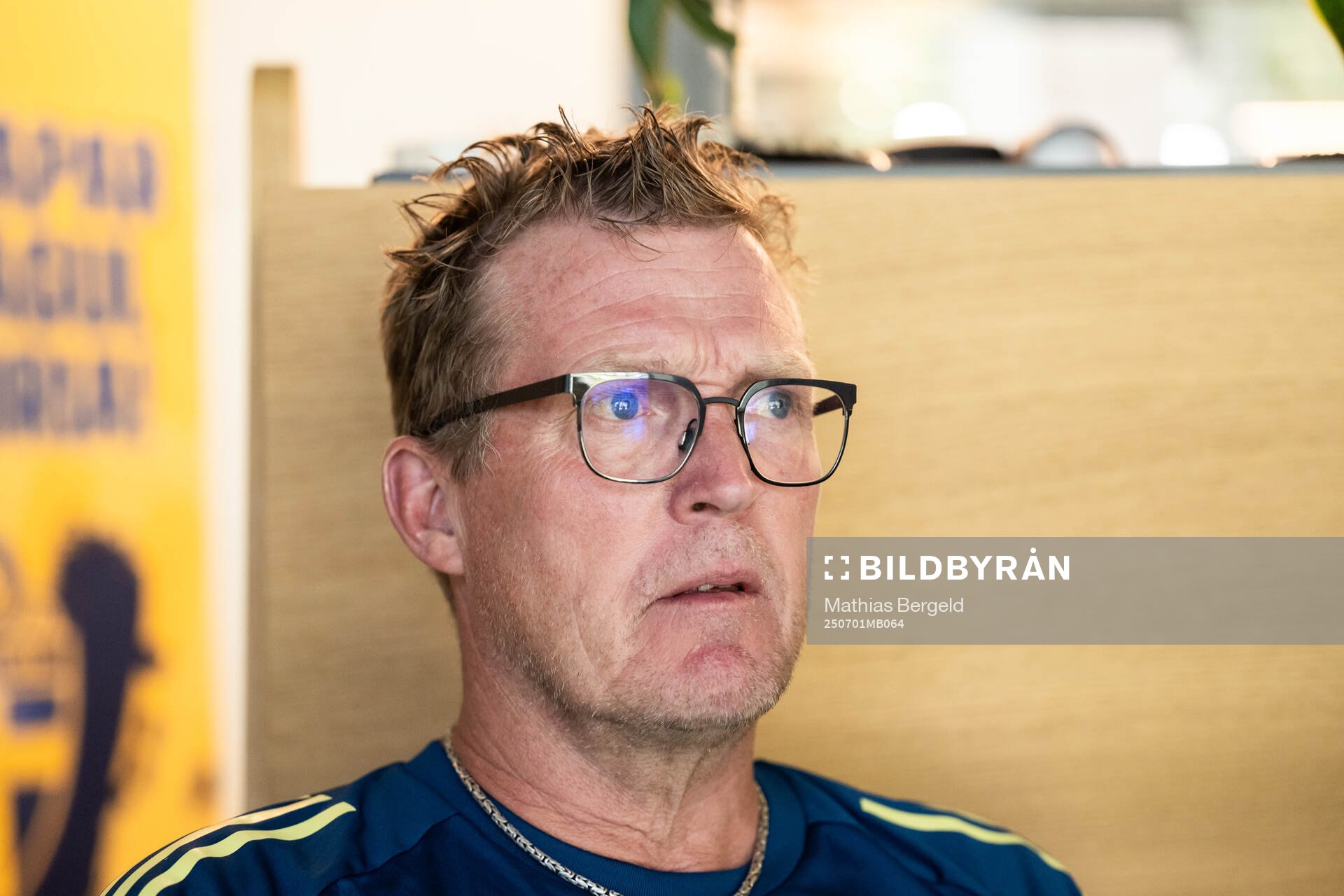 Goalkeeper coach Leif Troedsson of the Swedish women’s