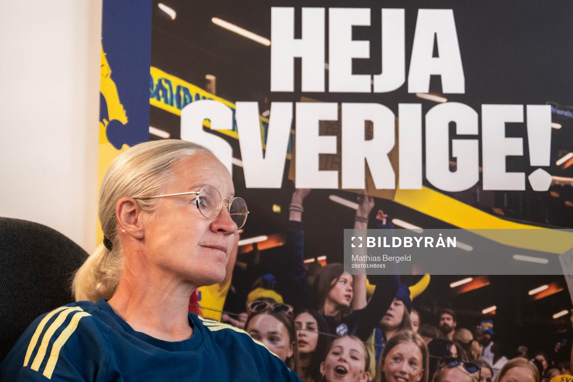 Assistant coach Victoria Sandell of the Swedish women’s
