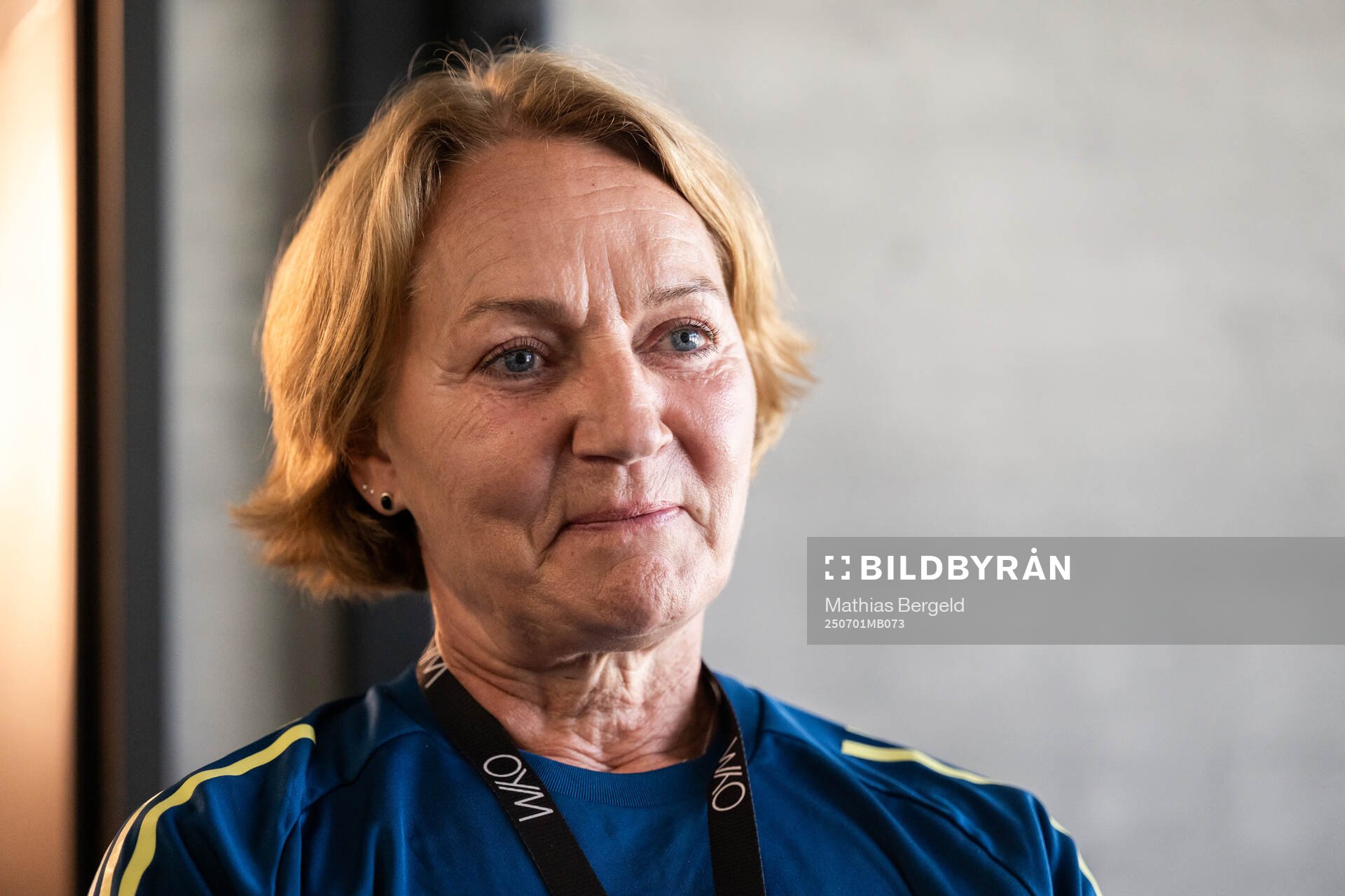 Physiotherapist Annika Näsmark of the Swedish women’s