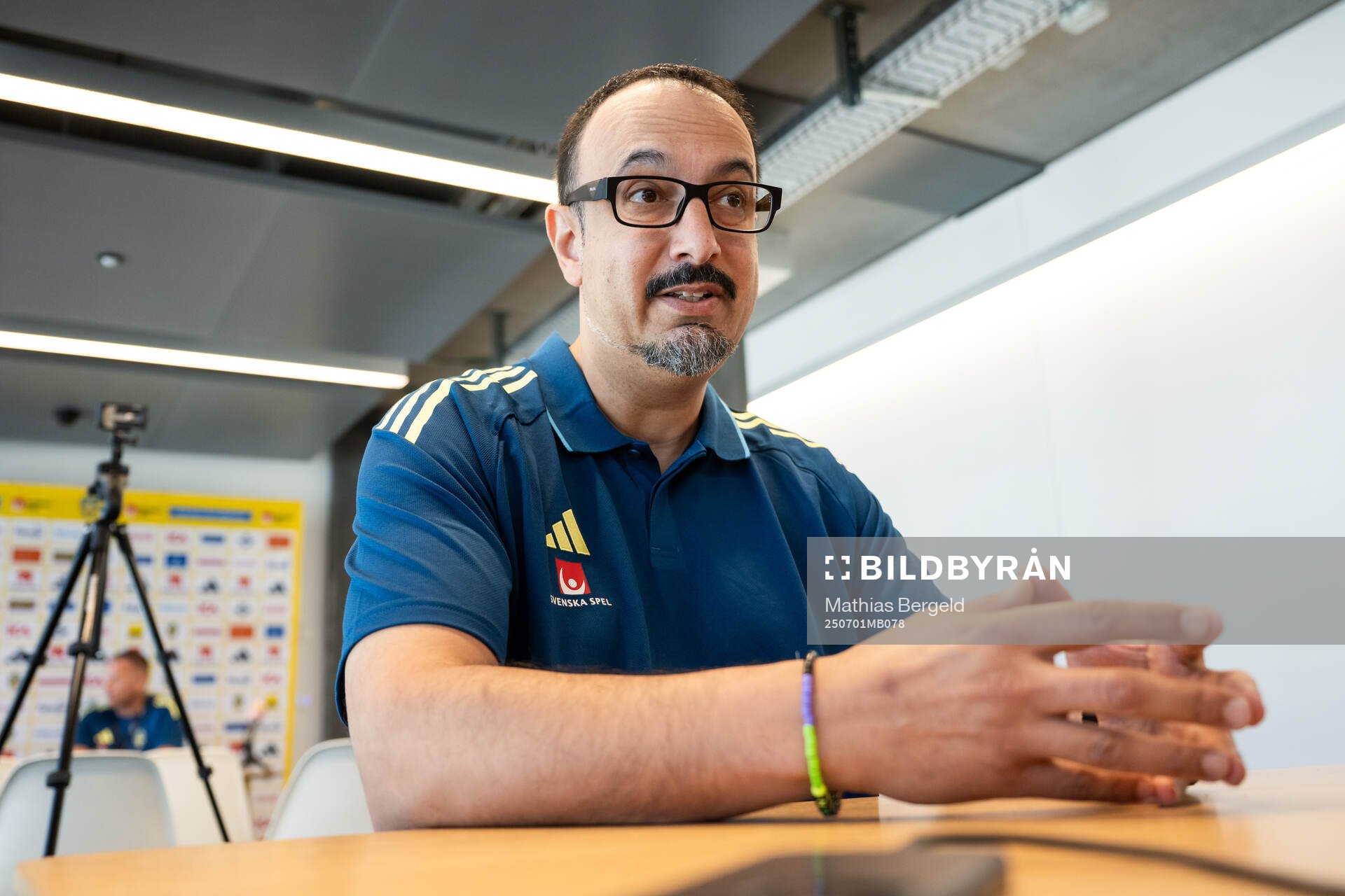 Medical doctor Houman Ebrahim of the Swedish women’s