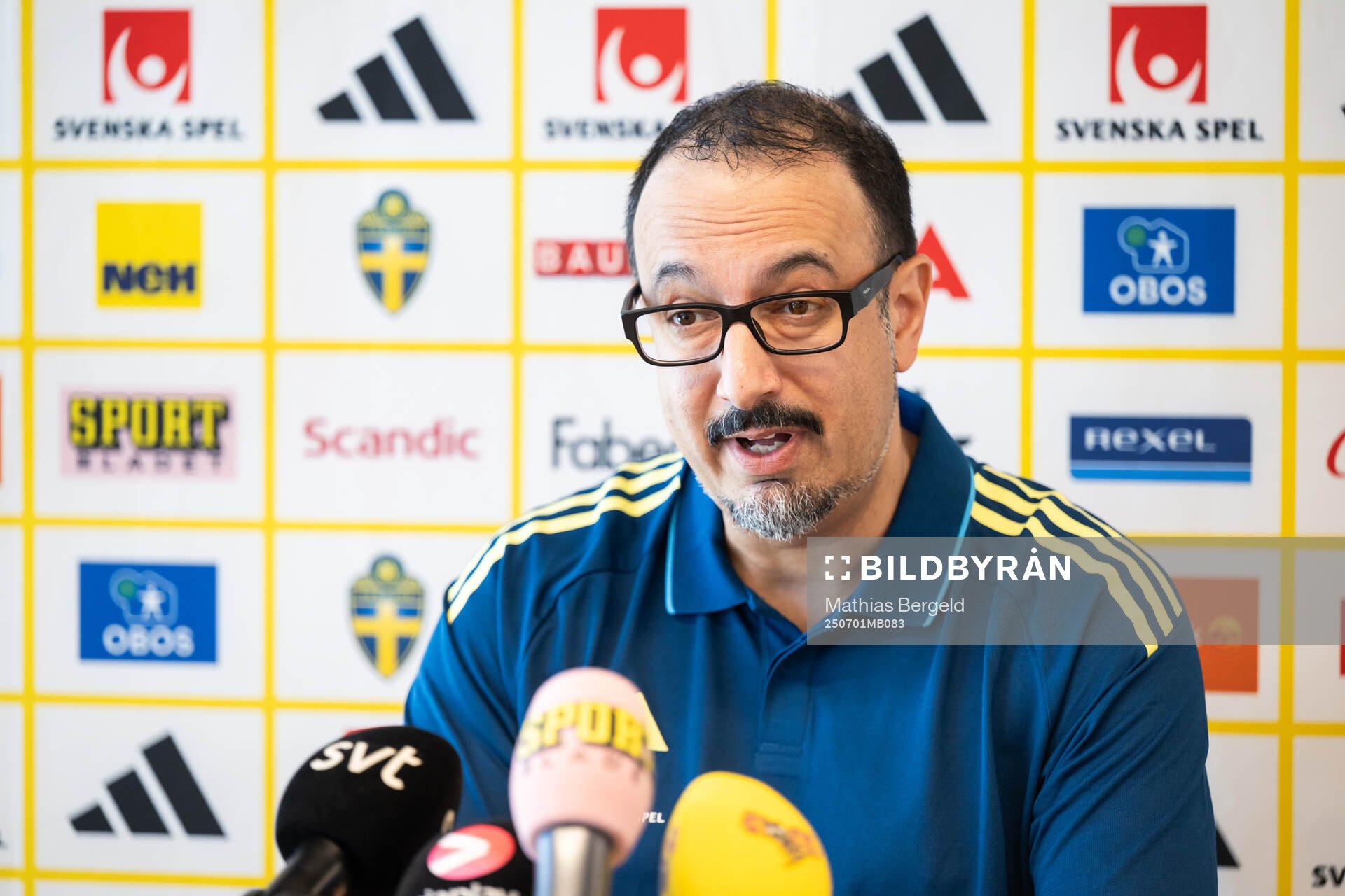 Medical doctor Houman Ebrahim of the Swedish women’s