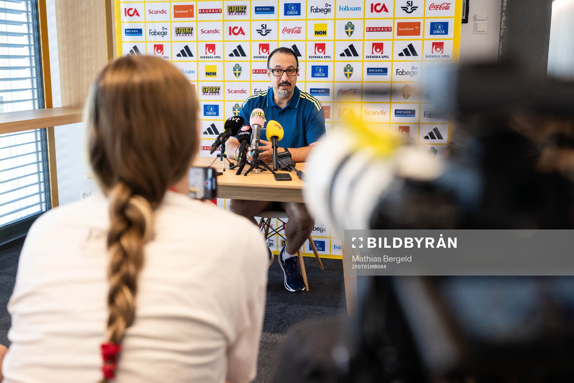 Medical doctor Houman Ebrahim of the Swedish women’s