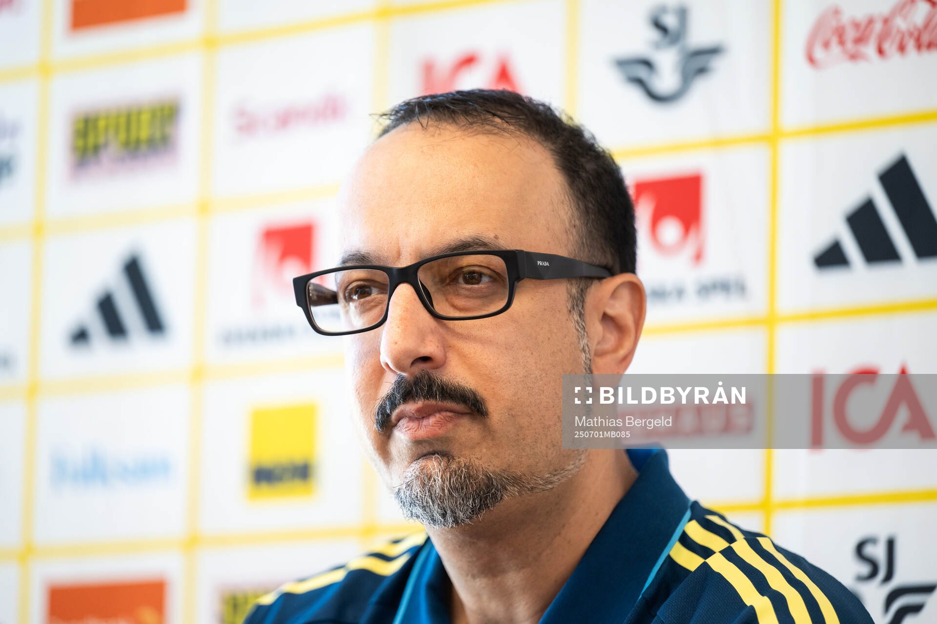 Medical doctor Houman Ebrahim of the Swedish women’s