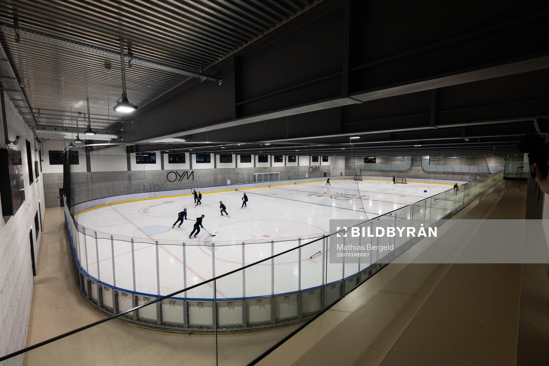 An ice rink seen at a walk around at OYM the base camp of