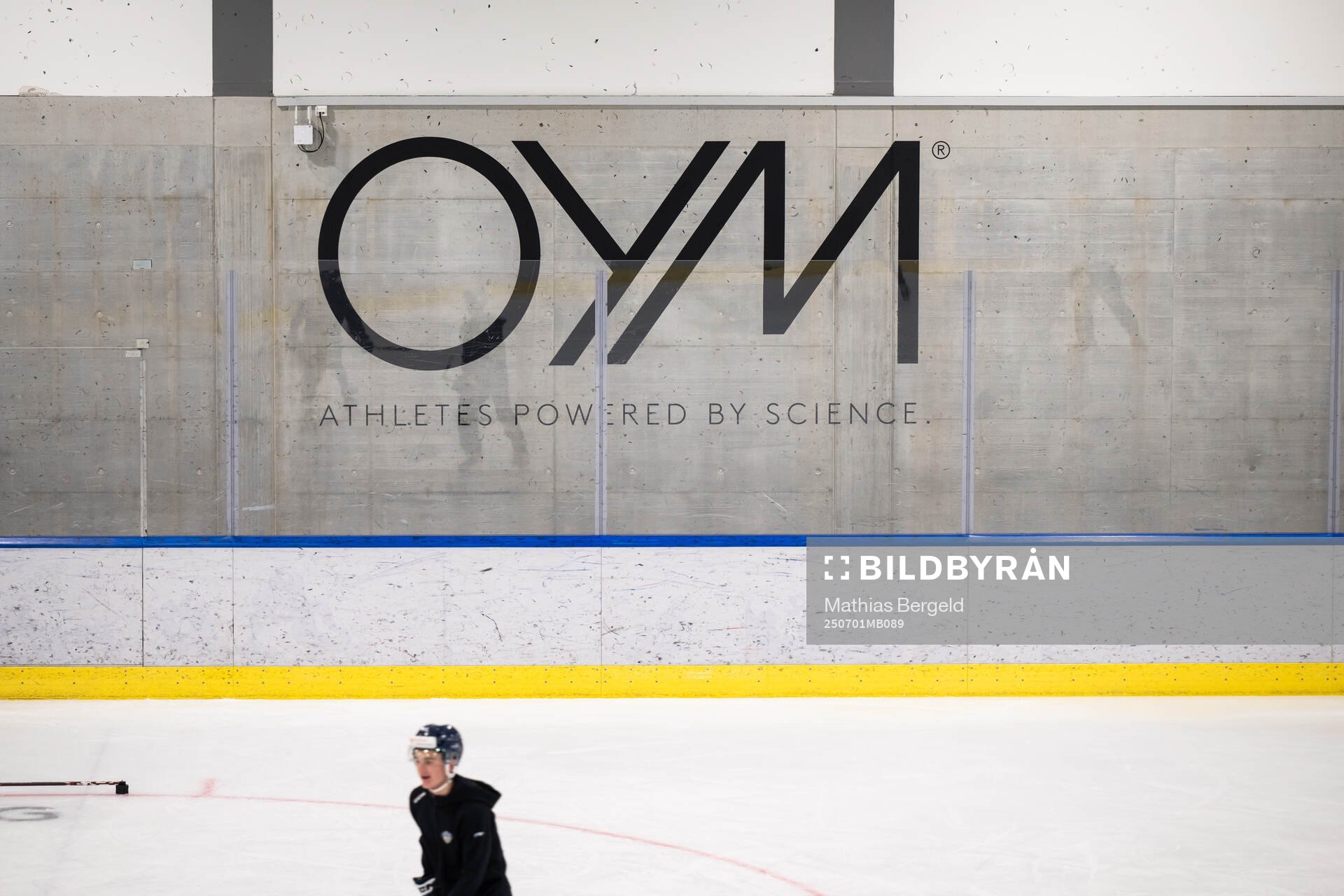 An ice rink seen at a walk around at OYM the base camp of