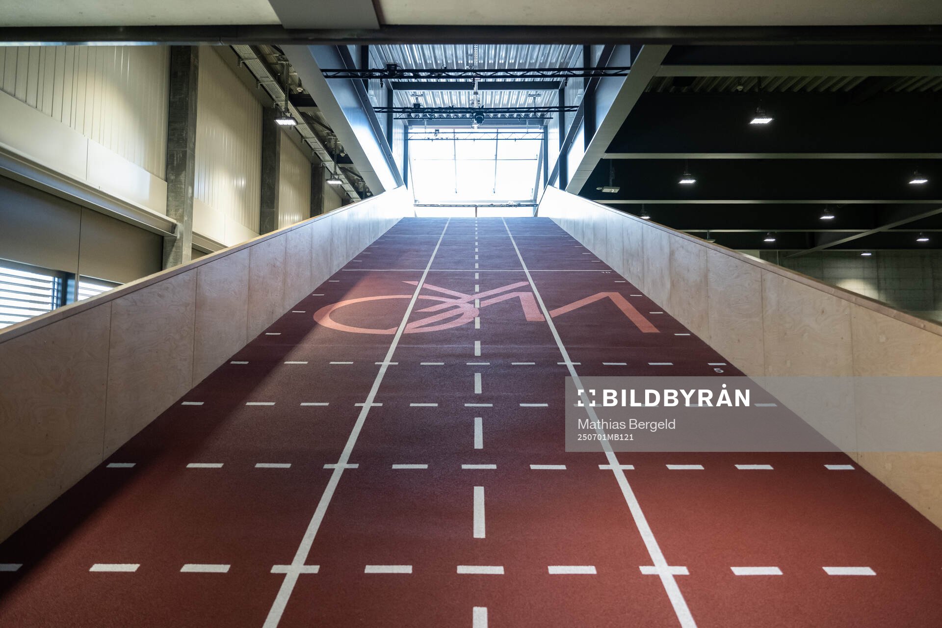 A running track seen at a walk around at OYM the base camp