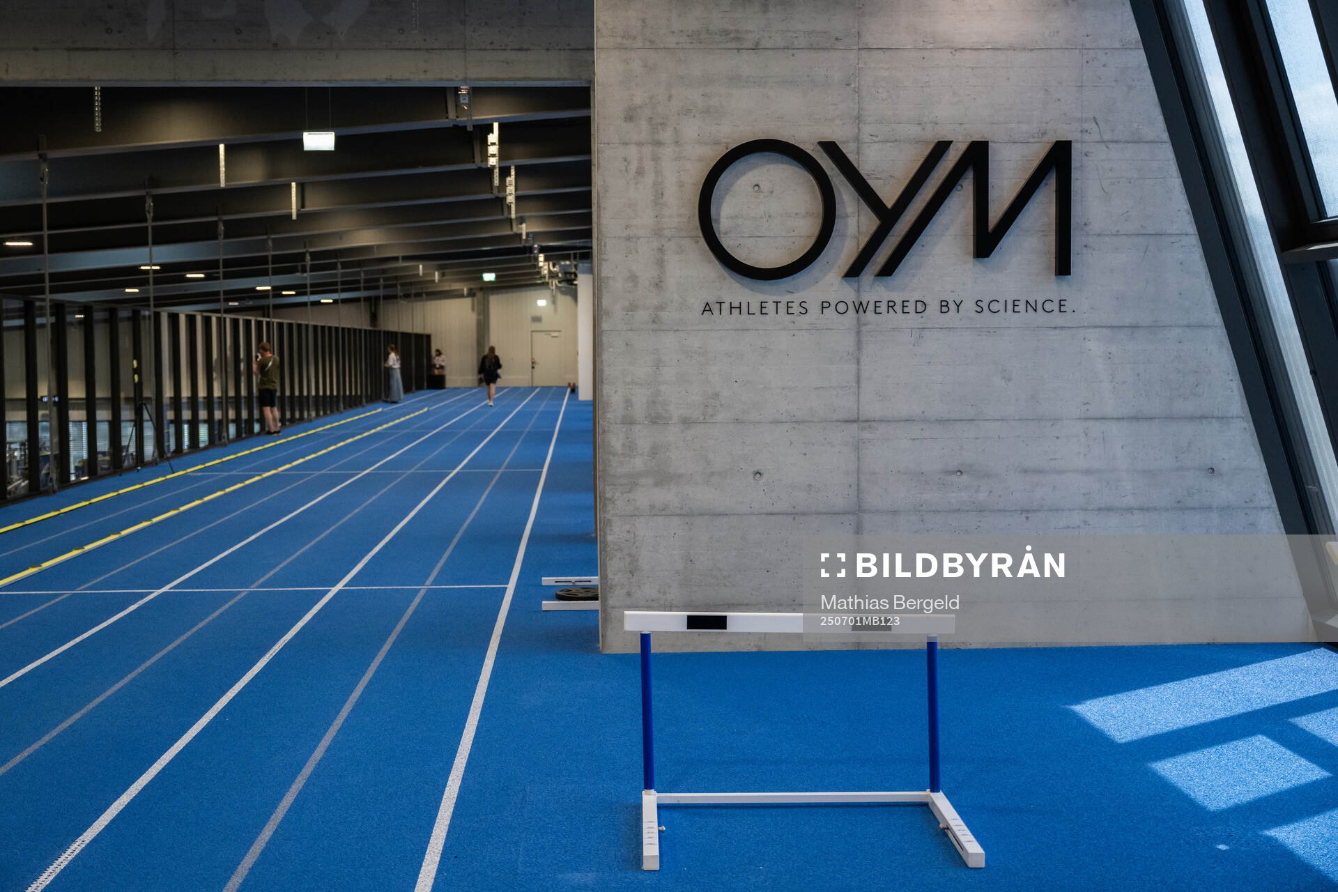 A running track seen at a walk around at OYM the base camp