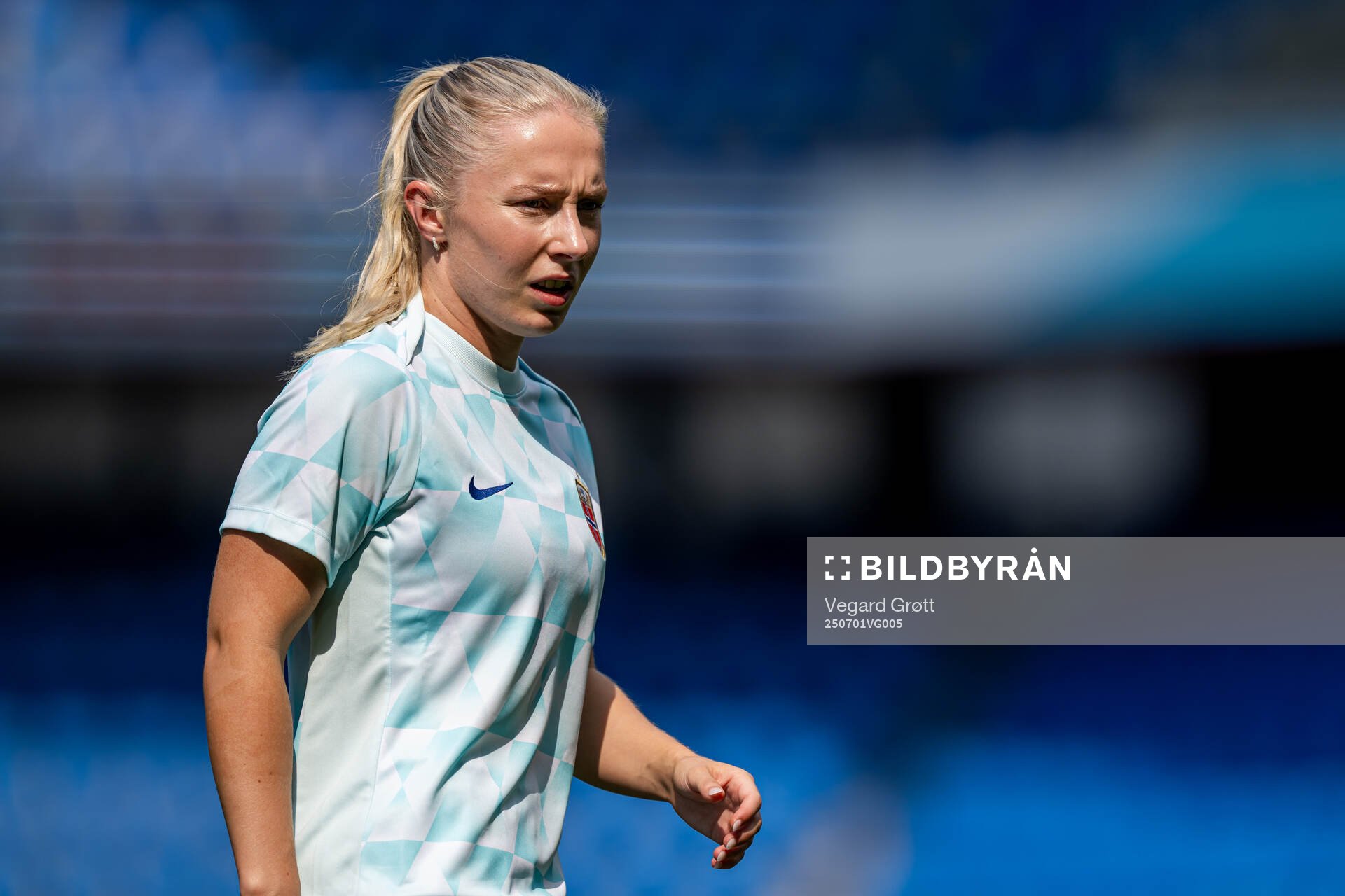 Thea Bjelde of the Norwegian women's national football team