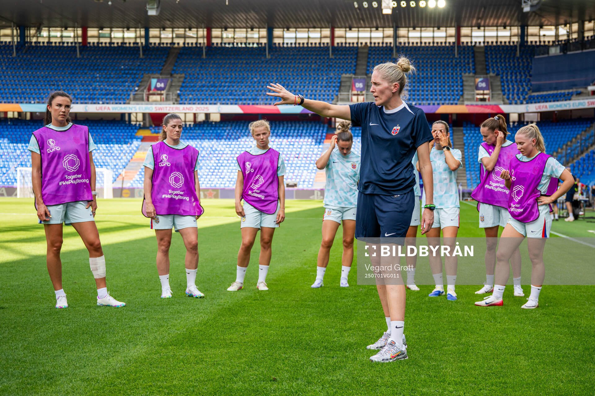 Gemma Grainger, head coach of the Norwegian women's