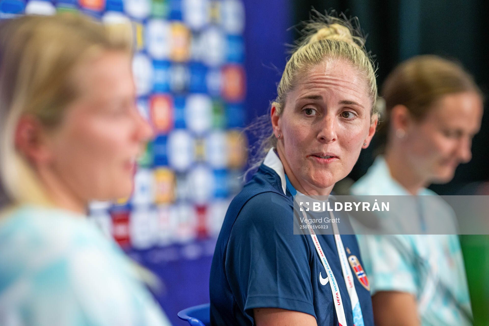 Head coach Gemma Grainger of the Norwegian women's national