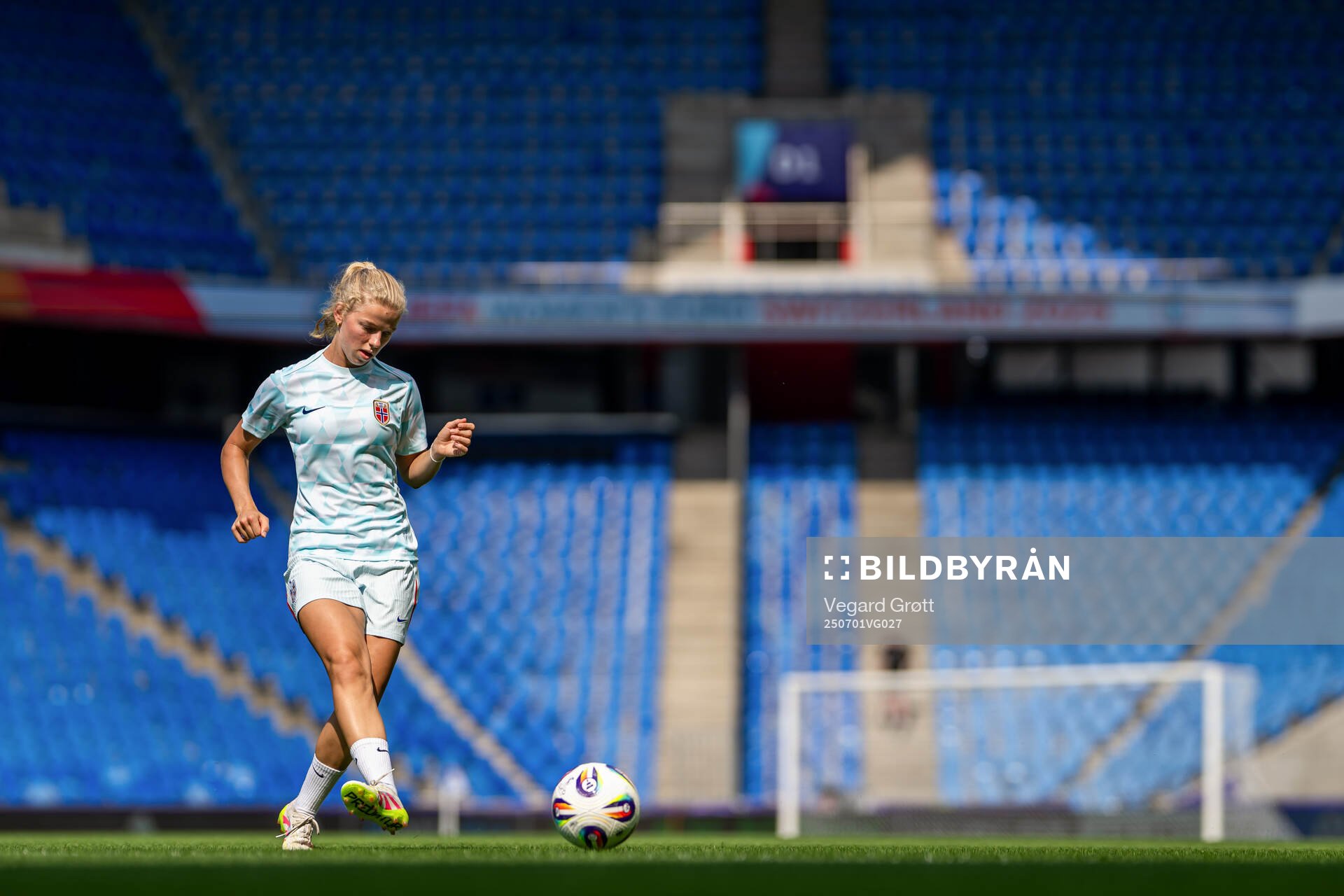 Justine Kielland of the Norwegian women's national football