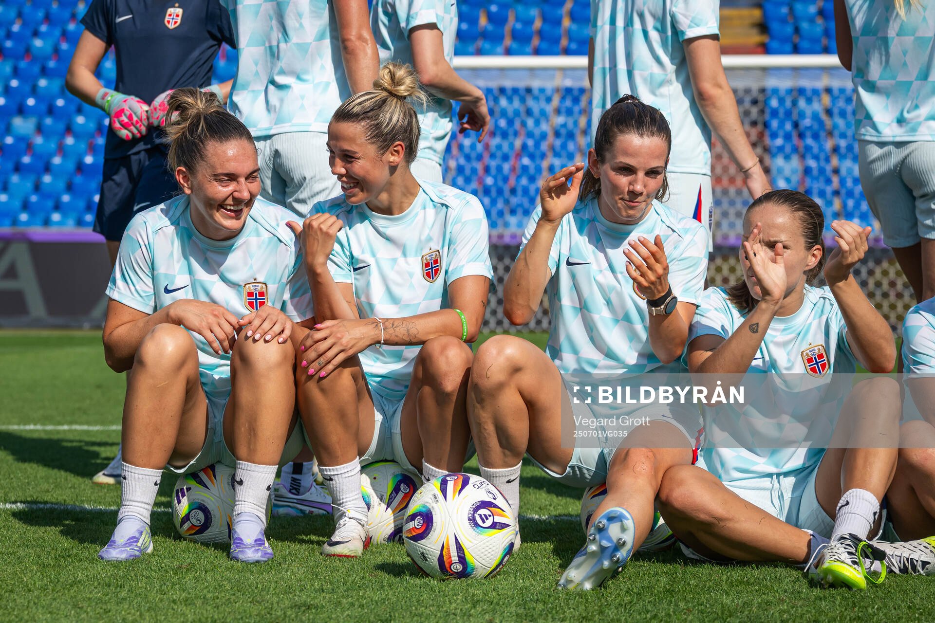 Vilde Bøe Risa and Celin Bizet Dønnum of the Norwegian