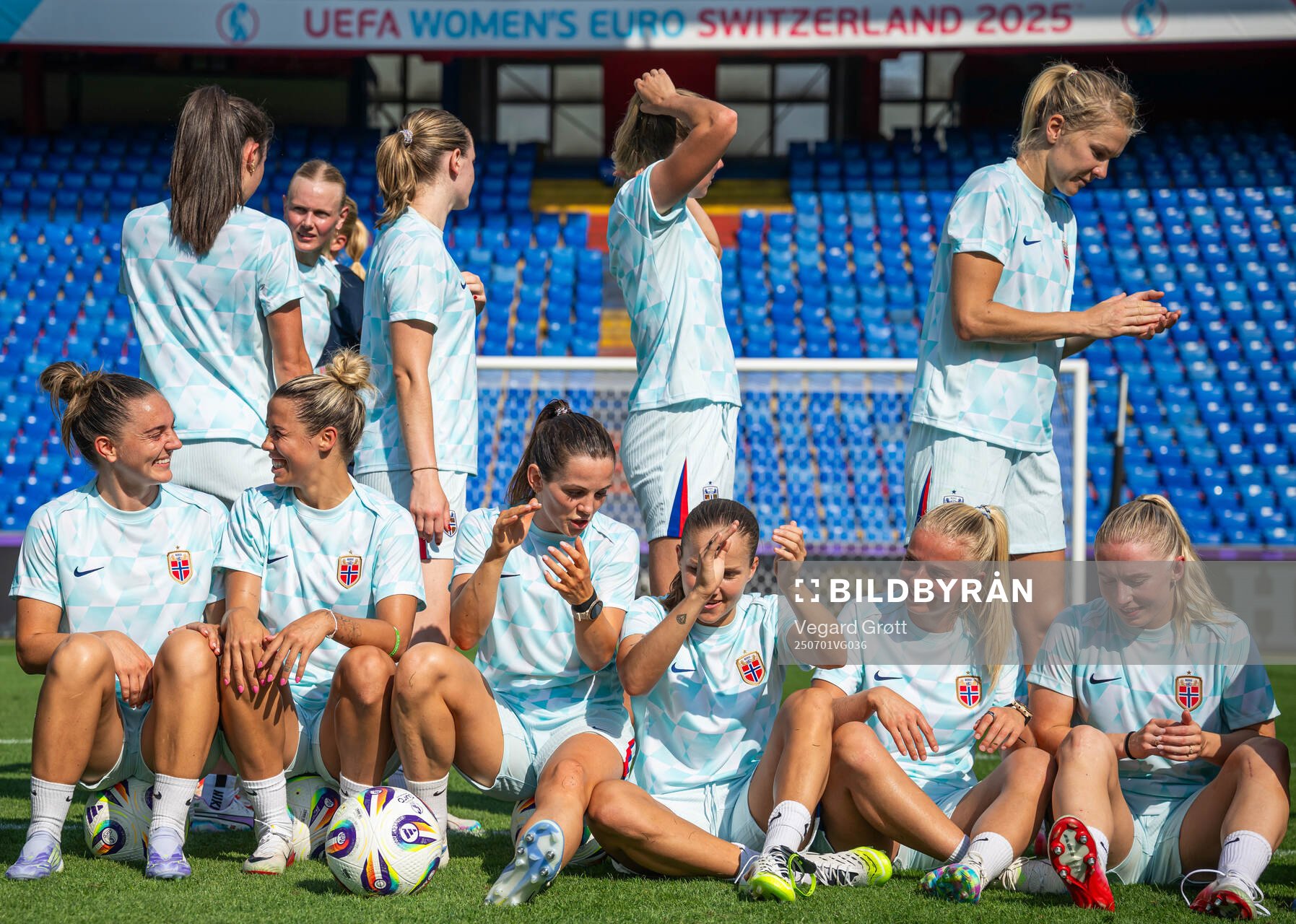 Vilde Bøe Risa and Celin Bizet Dønnum of the Norwegian