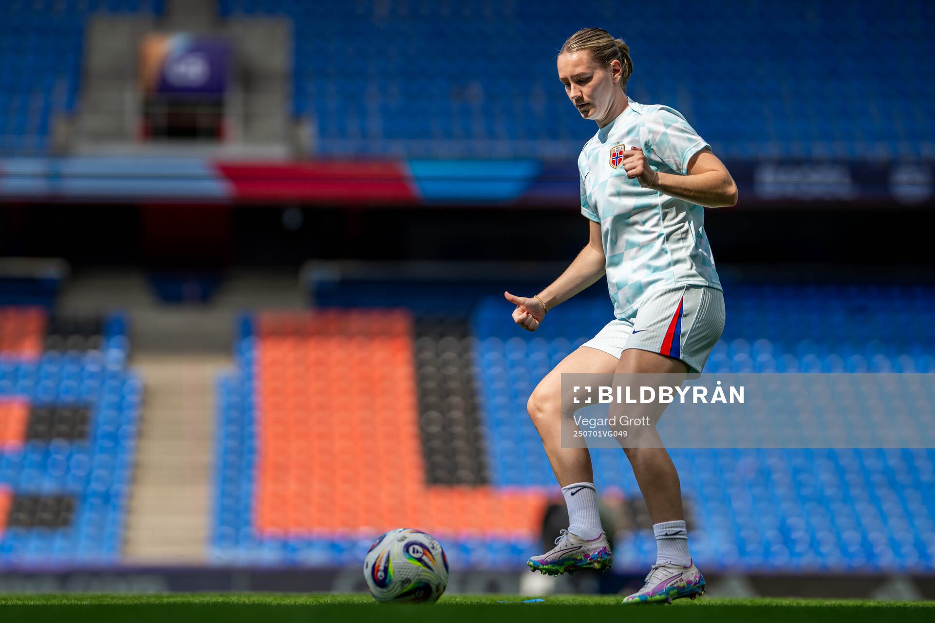 Elisabeth Terland of the Norwegian women's national