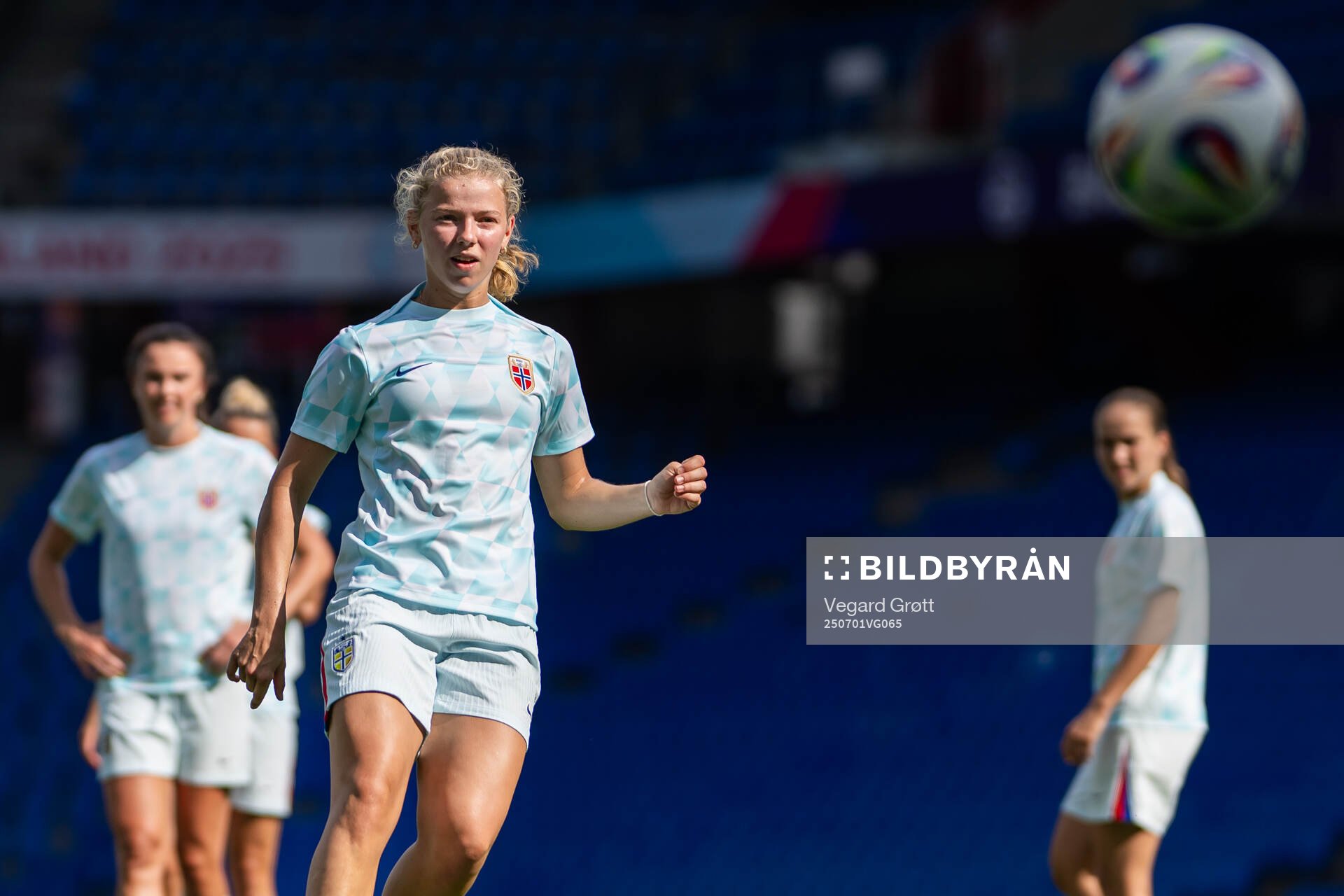 Justine Kielland of the Norwegian women's national football