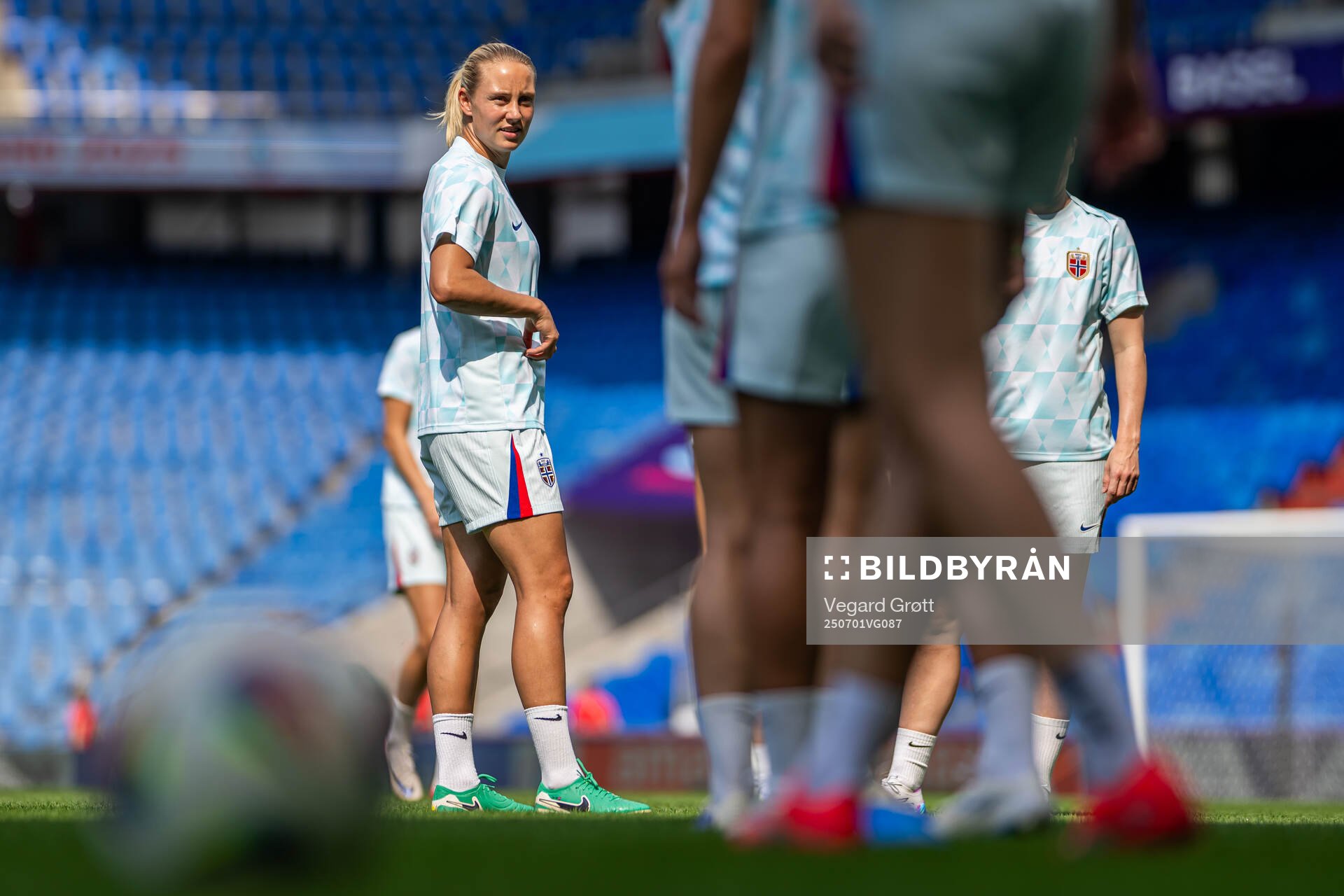 Lisa Naalsund of the Norwegian women's national football