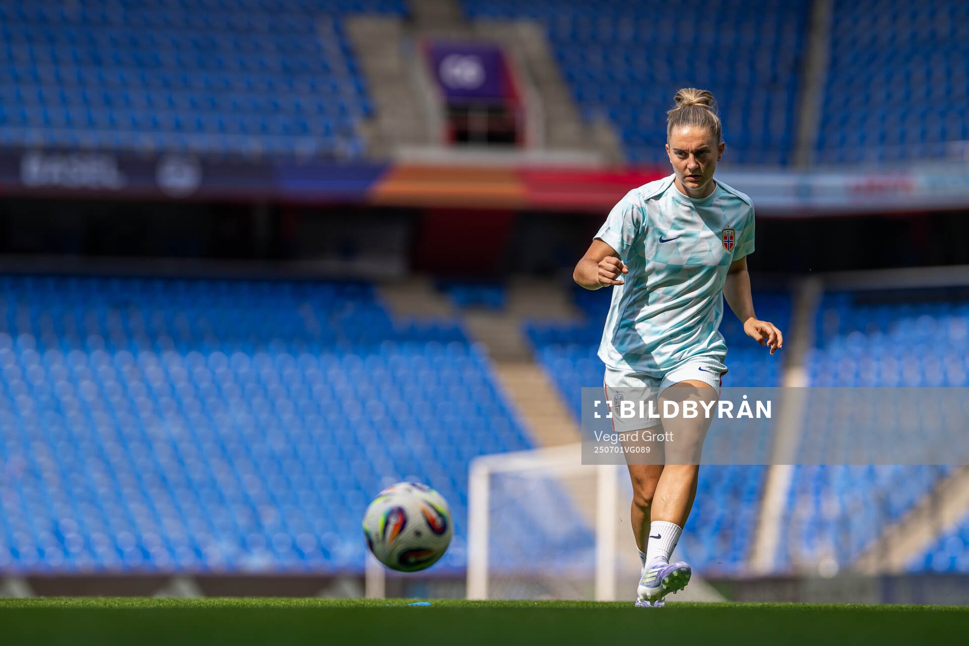 Vilde Bøe Risa of the Norwegian women's national football