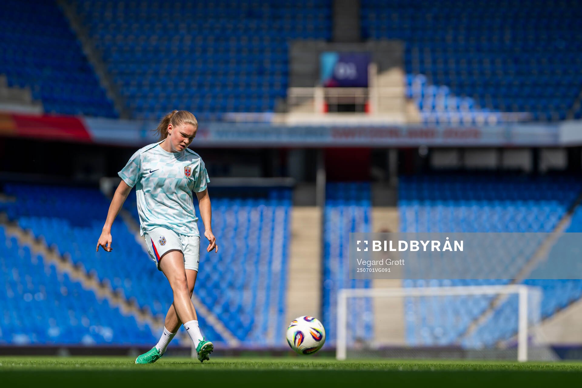 Signe Gaupset of the Norwegian women's national football