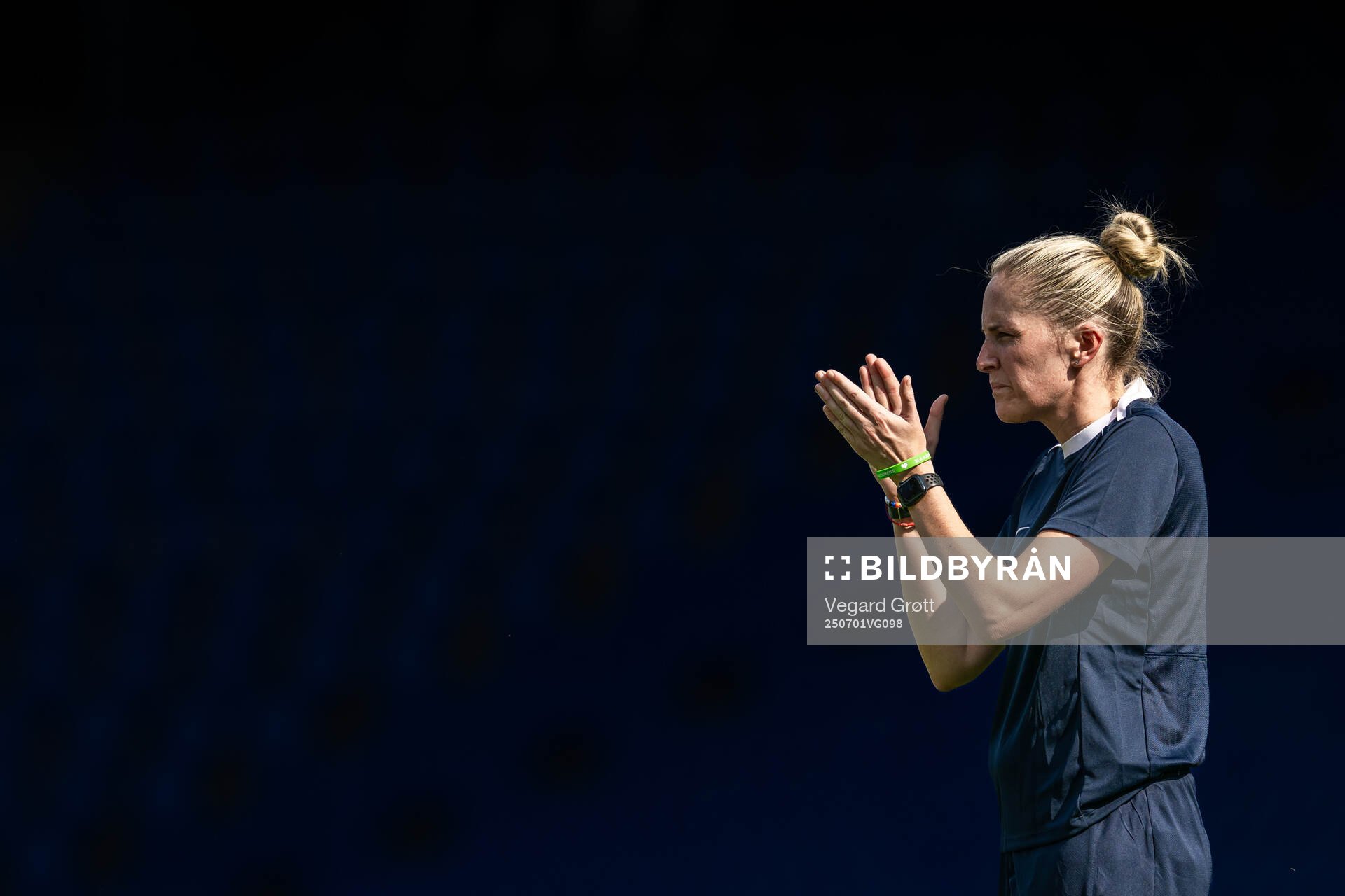 Gemma Grainger, head coach of the Norwegian women's