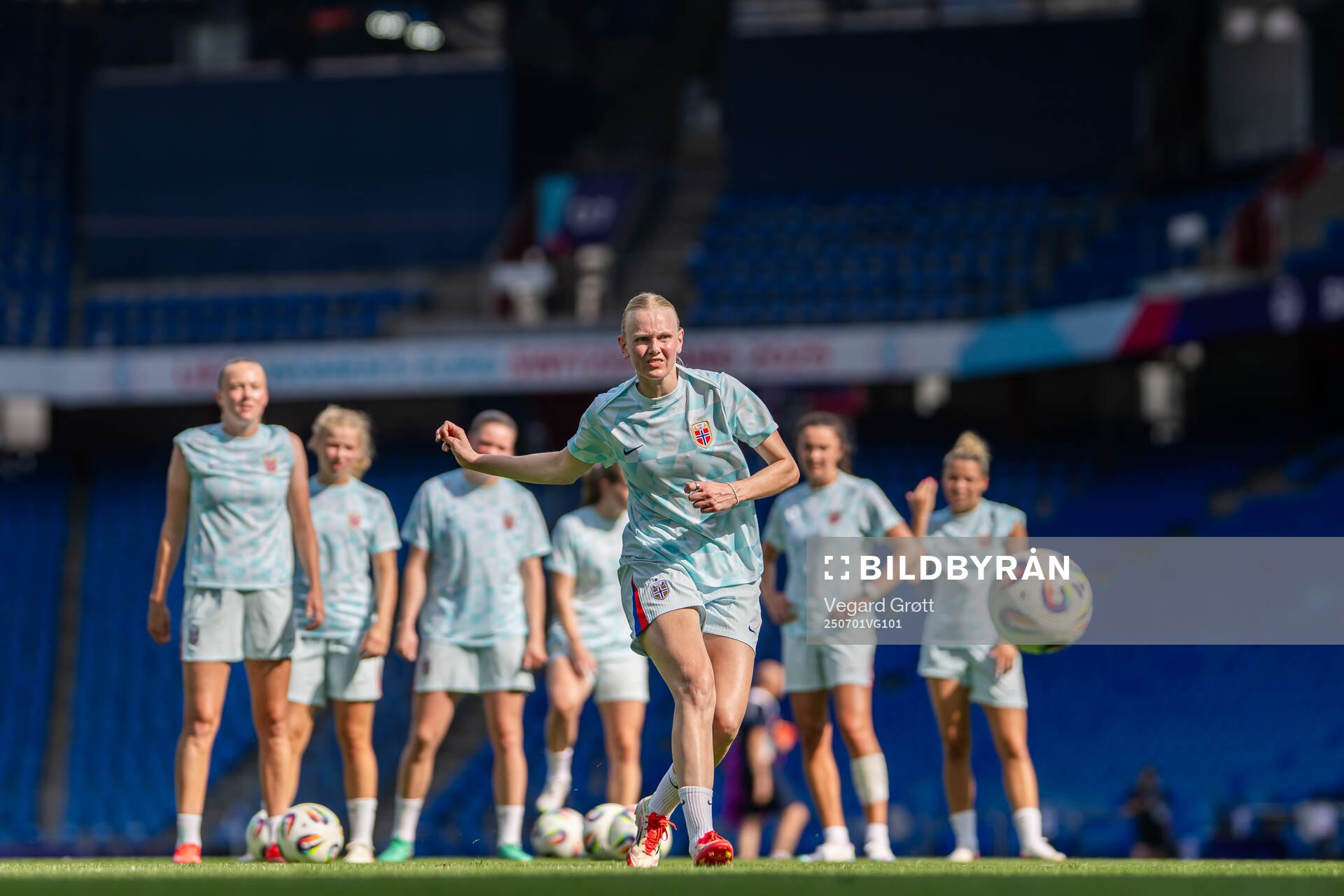 Karina Sævik of the Norwegian women's national football