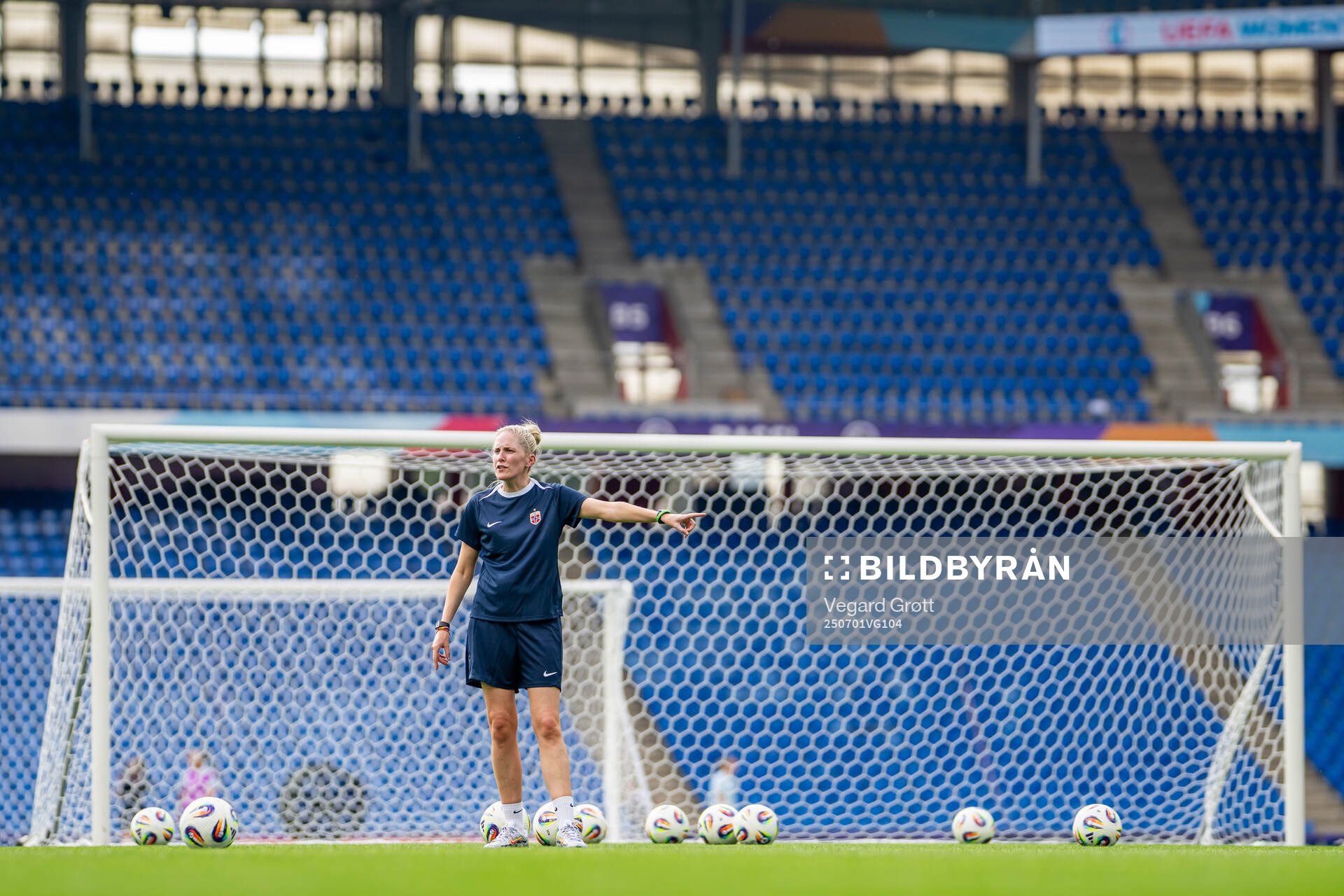 Gemma Grainger, head coach of the Norwegian women's