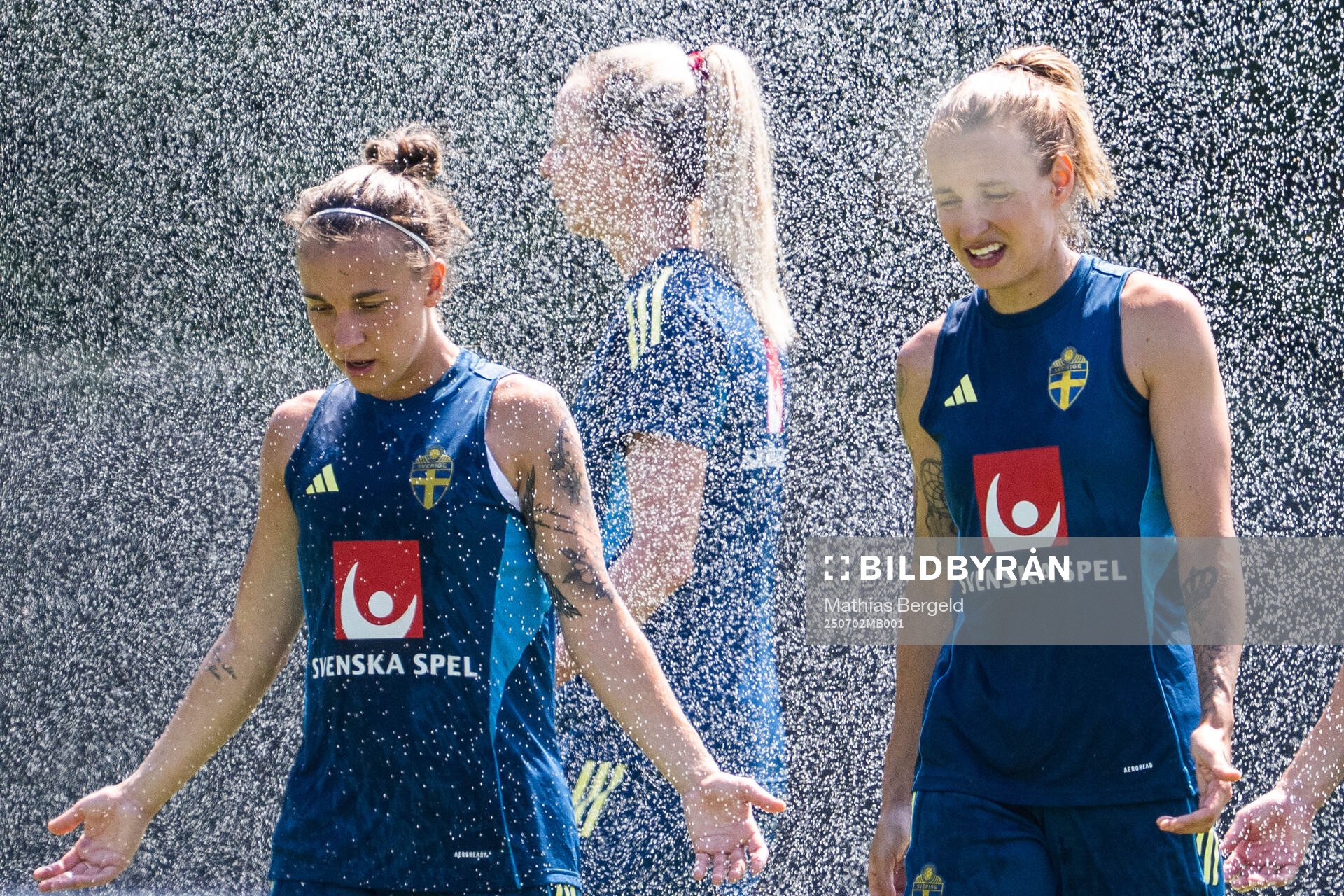 Julia Zigiotti Olme and Nathalie Björn of the Swedish