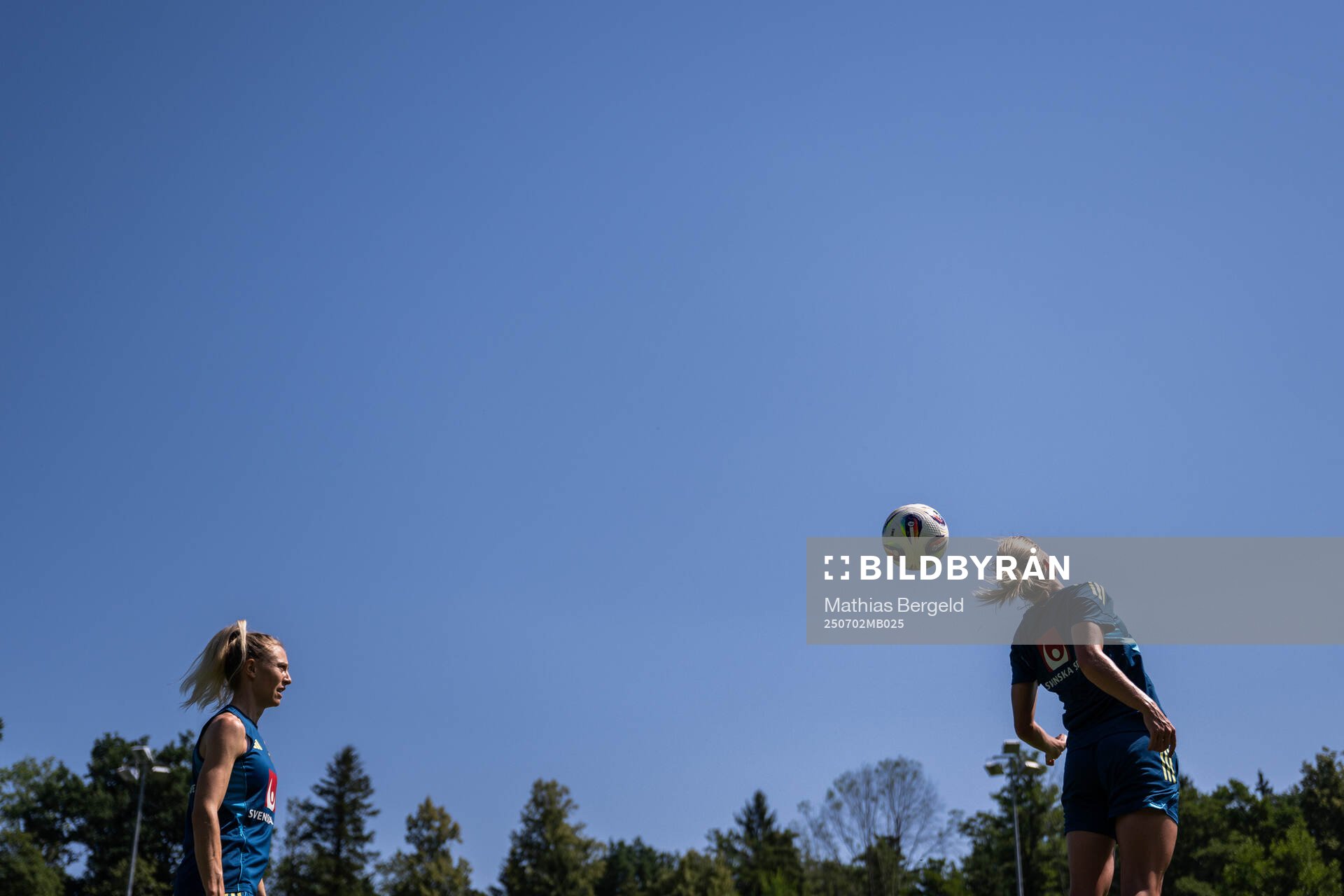 Rebecka Blomqvist and Hanna Lundkvist of the Swedish