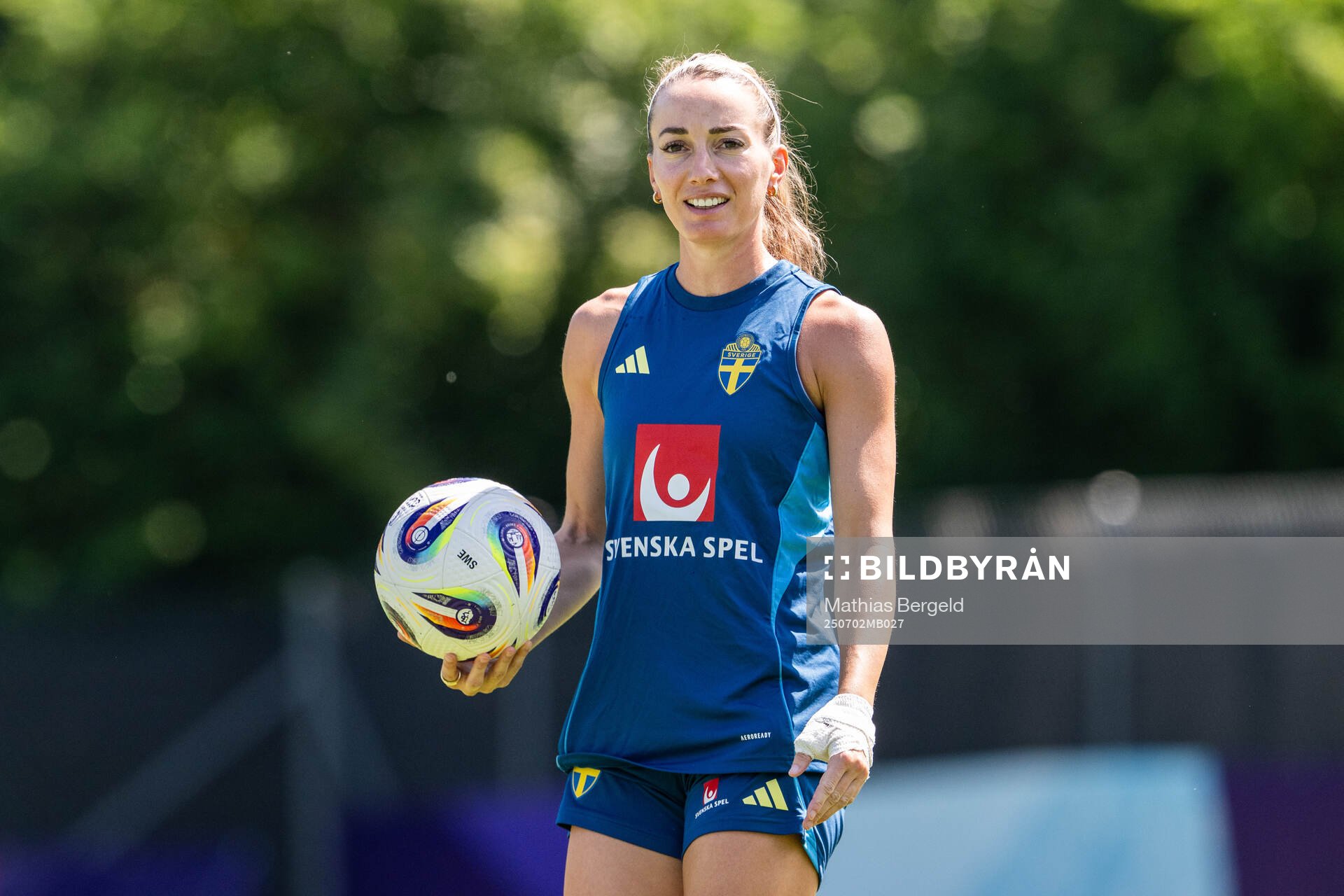 Kosovare Asllani of the Swedish women's national football