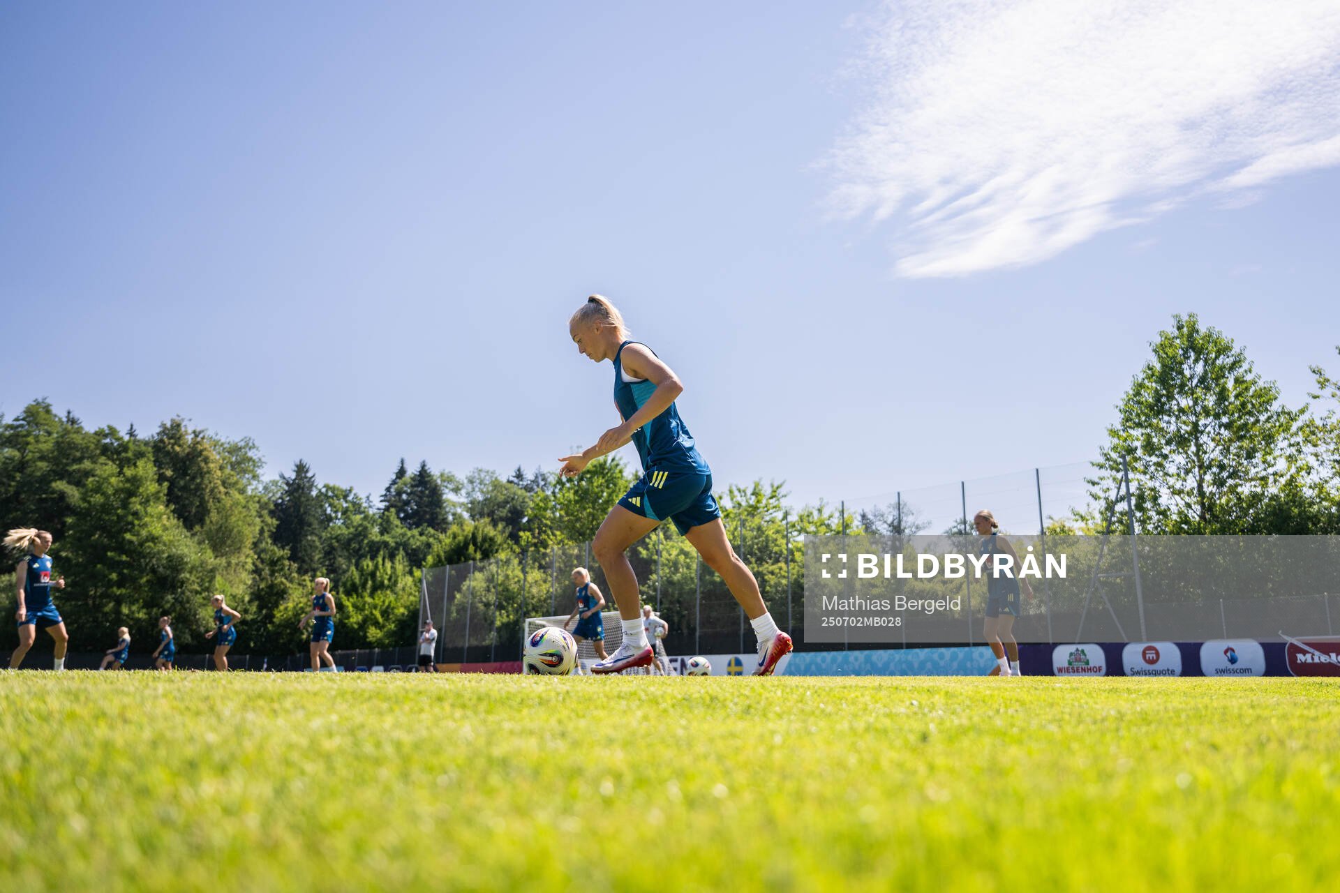 Hanna Bennison of the Swedish women's national football