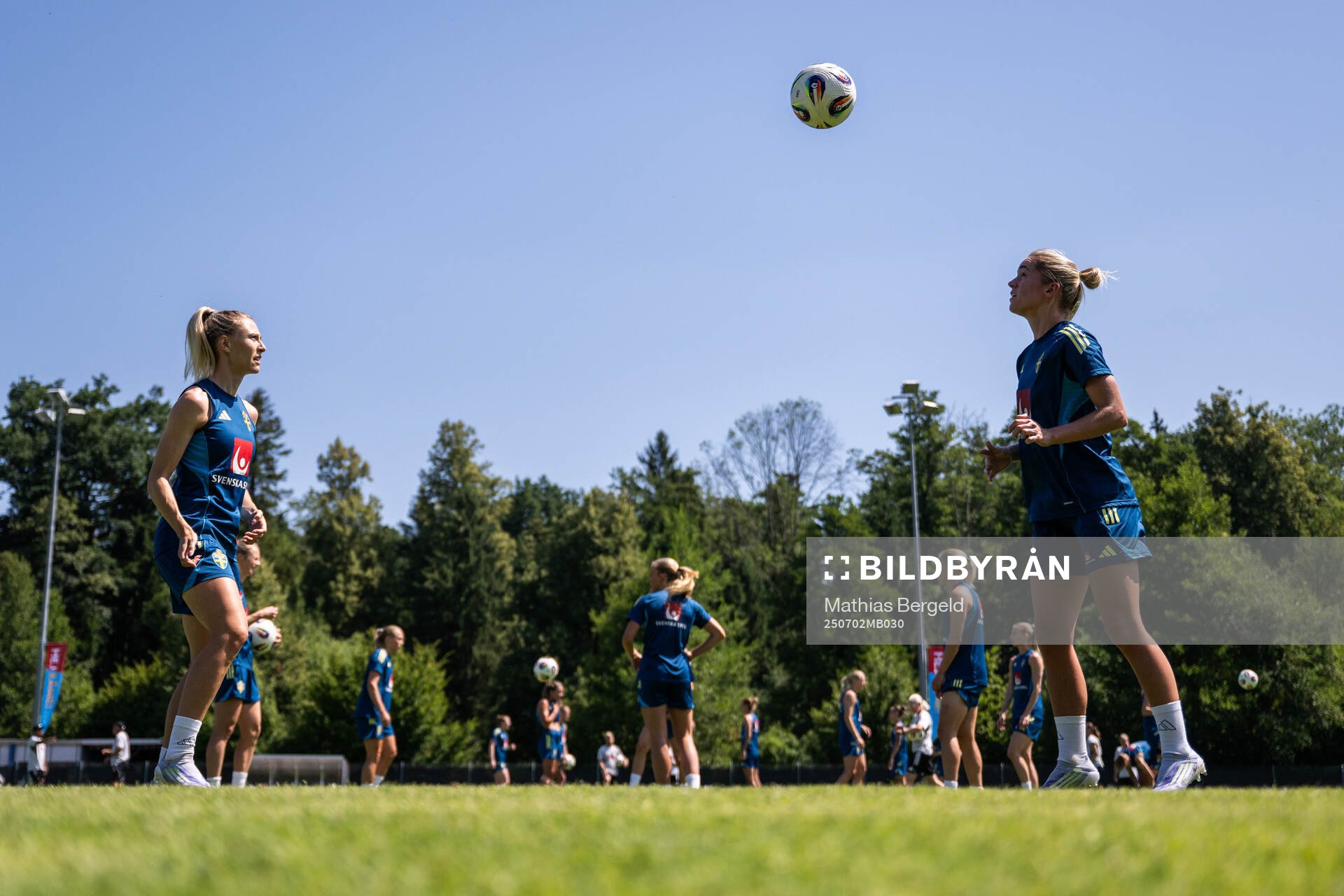 Rebecka Blomqvist and Hanna Lundkvist of the Swedish