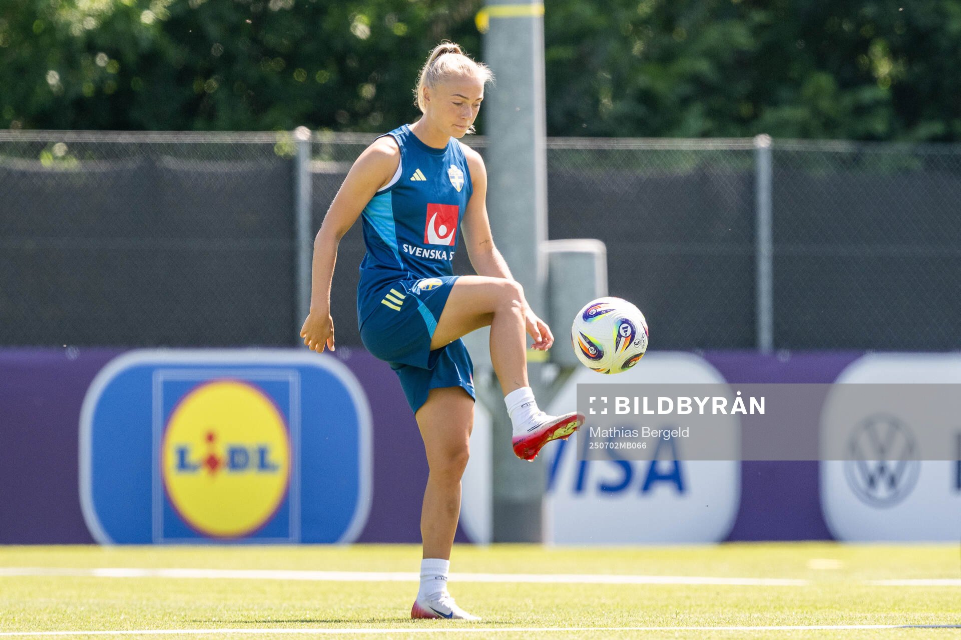 Hanna Bennison of the Swedish women's national football