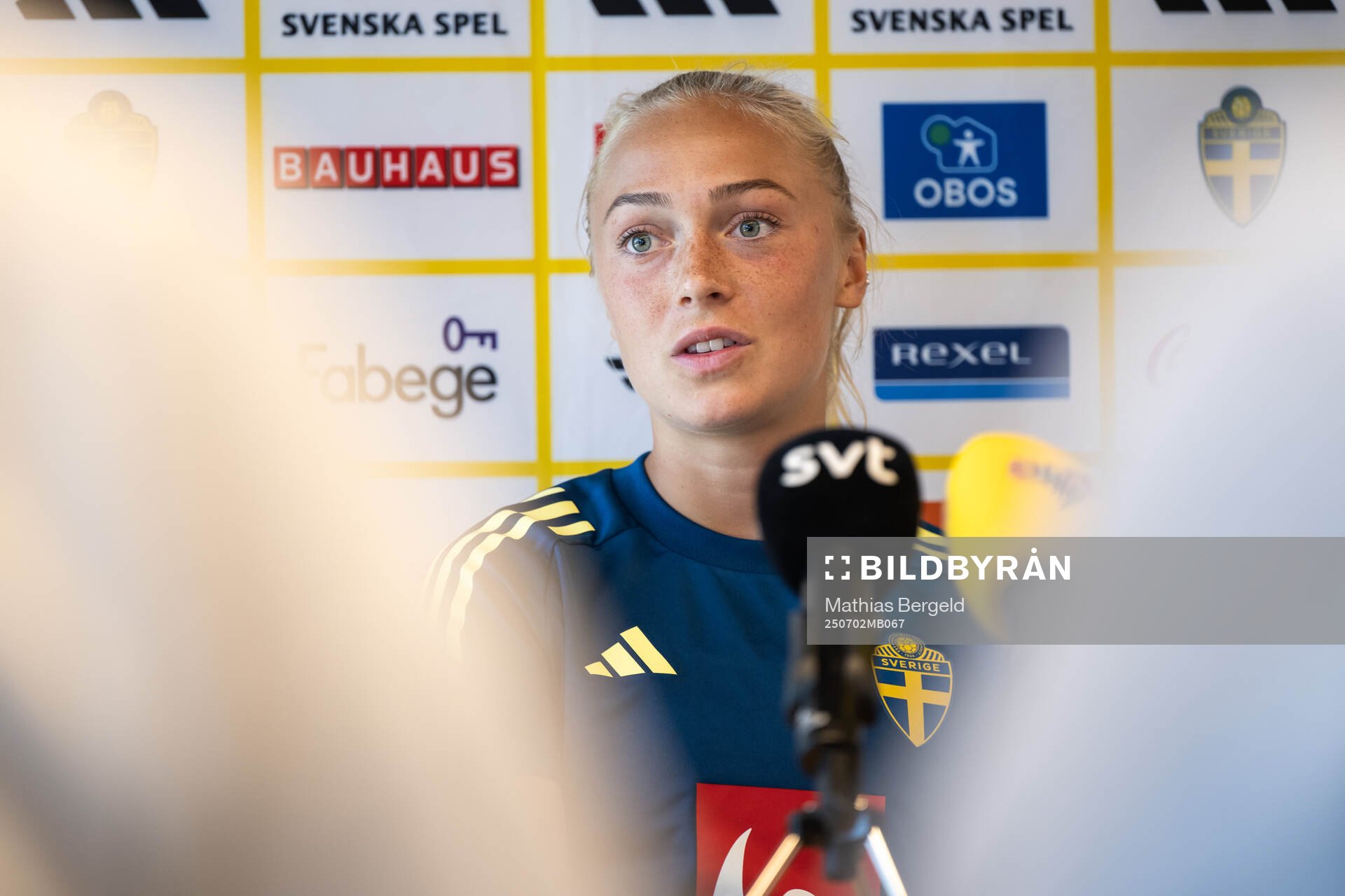 Hanna Bennison of the Swedish women's national football