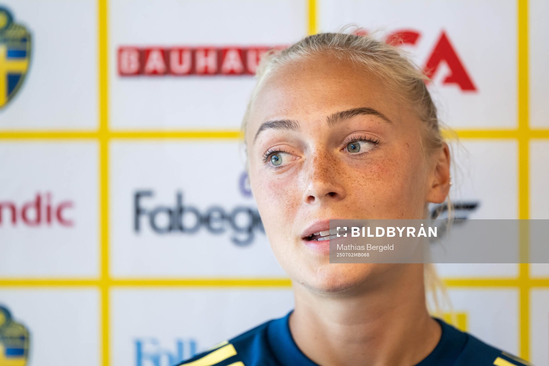 Hanna Bennison of the Swedish women's national football