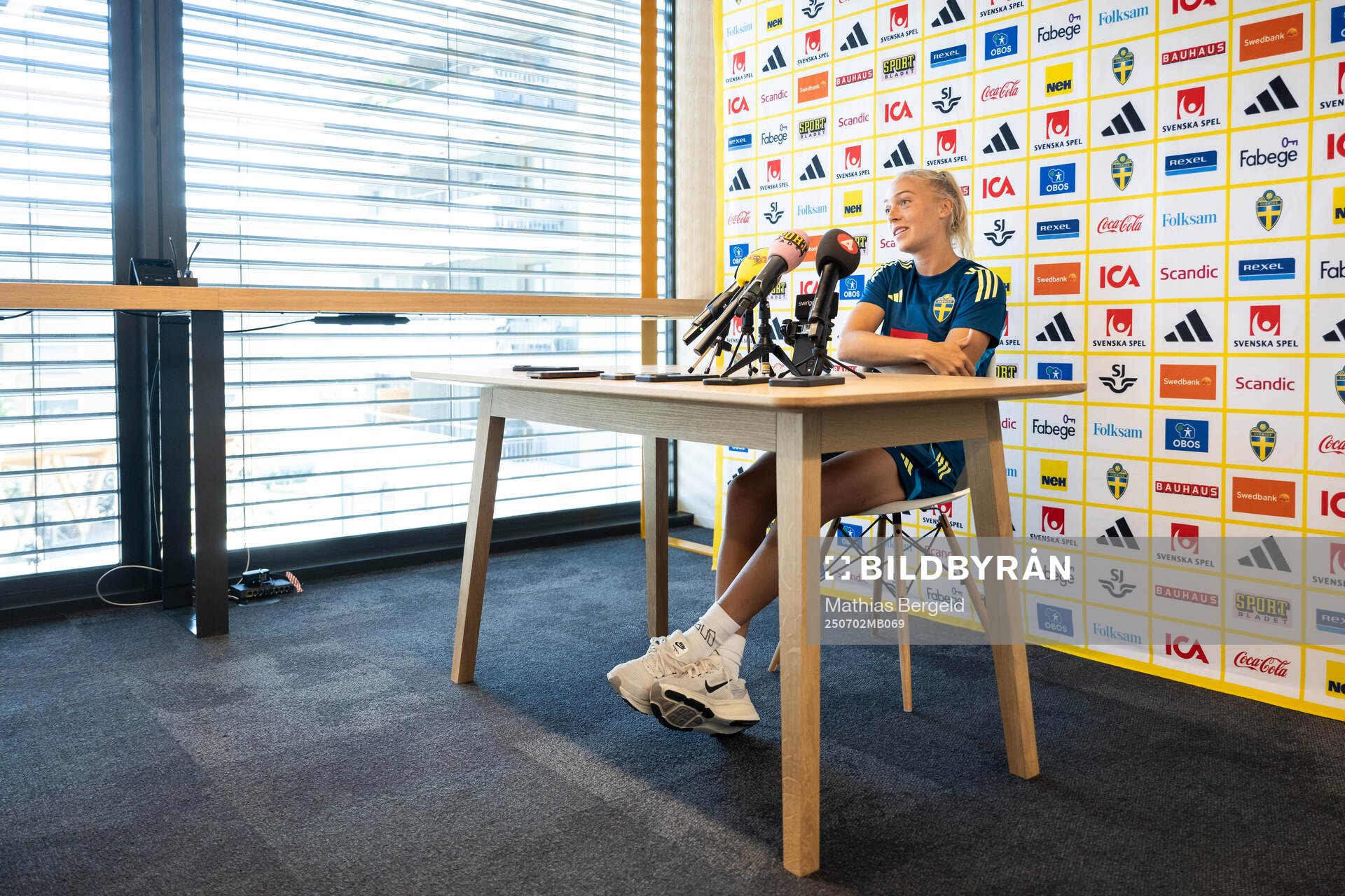 Hanna Bennison of the Swedish women's national football