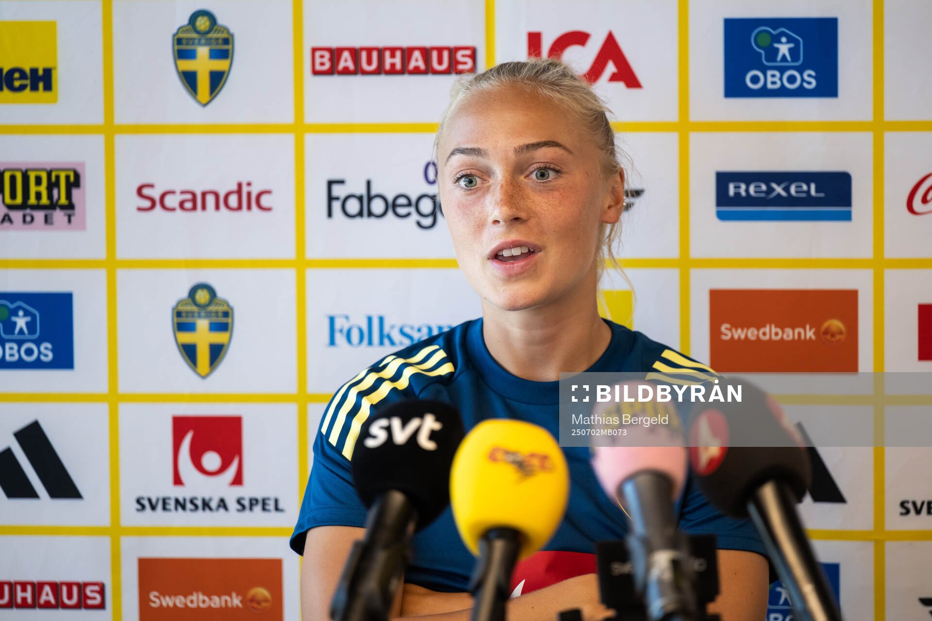 Hanna Bennison of the Swedish women's national football