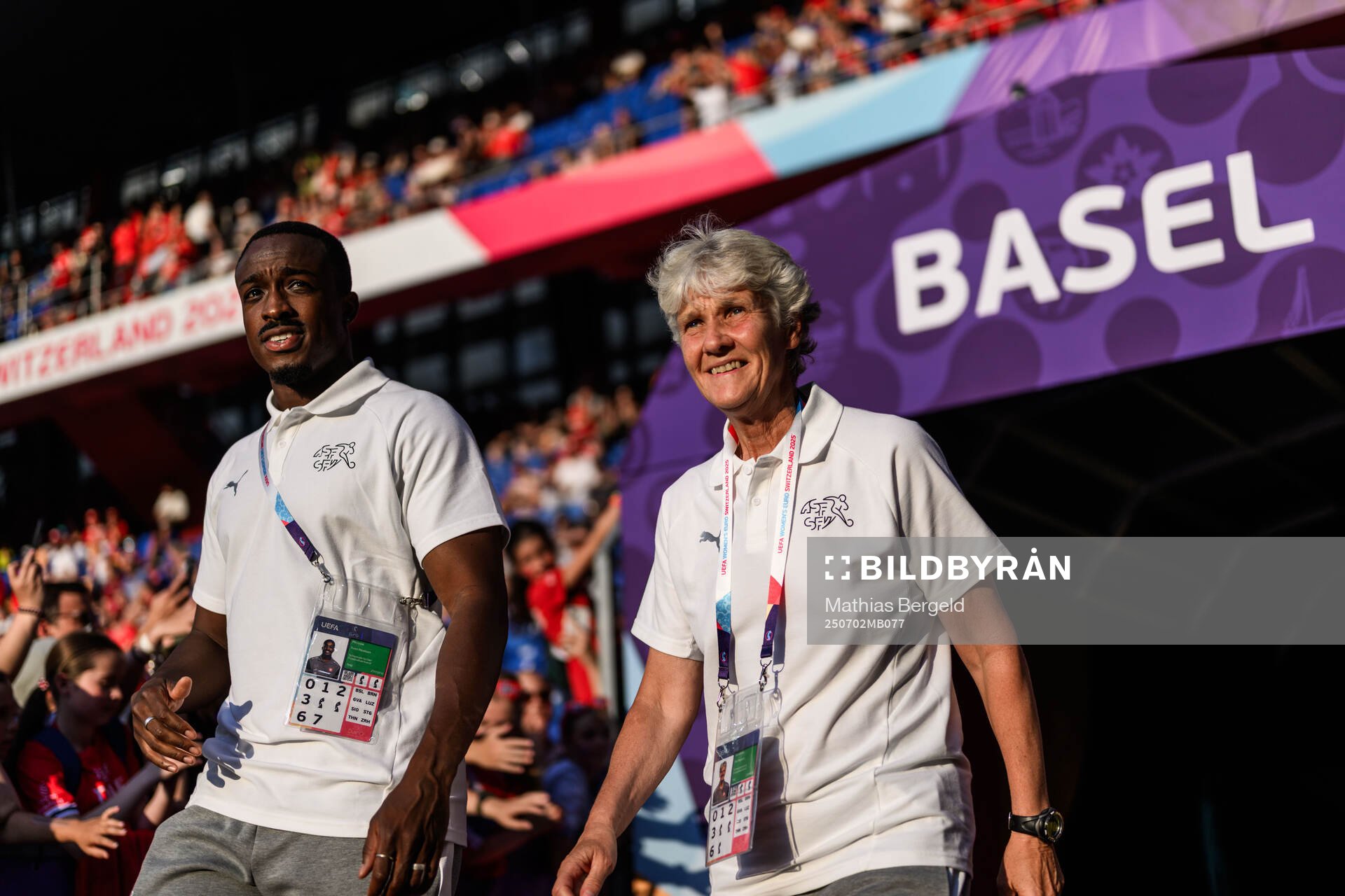 Head coach Pia Sundhage of Switzerland