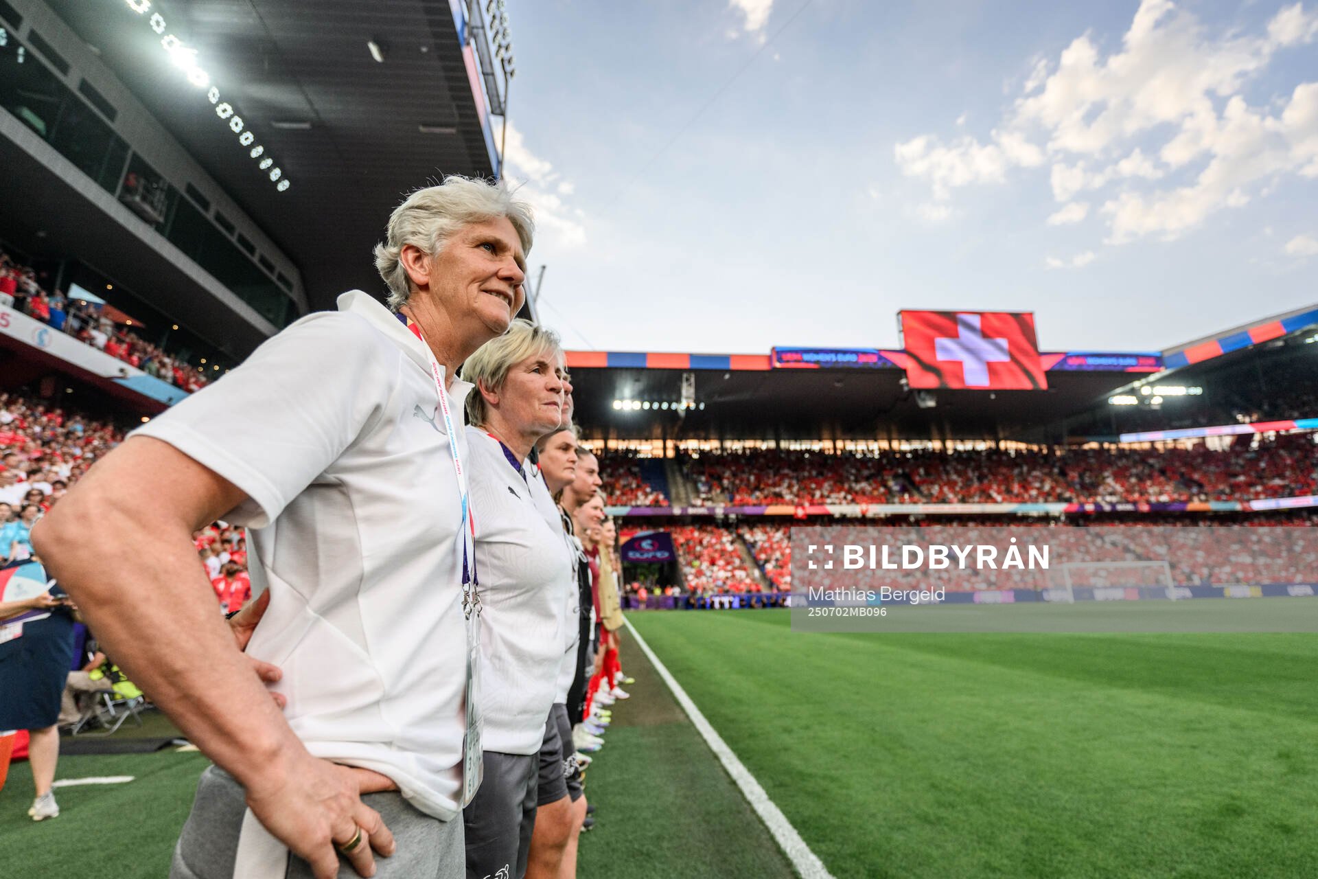 Head coach Pia Sundhage of Switzerland