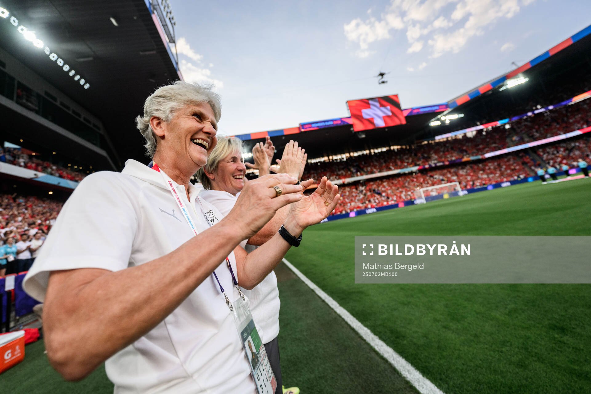 Head coach Pia Sundhage of Switzerland