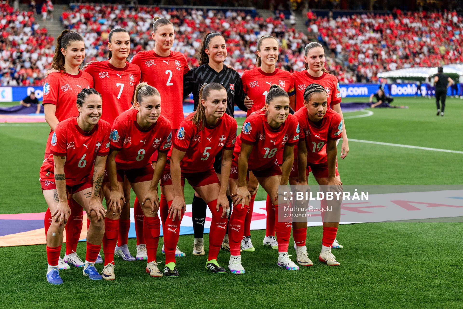 Starting eleven of Switzerland
