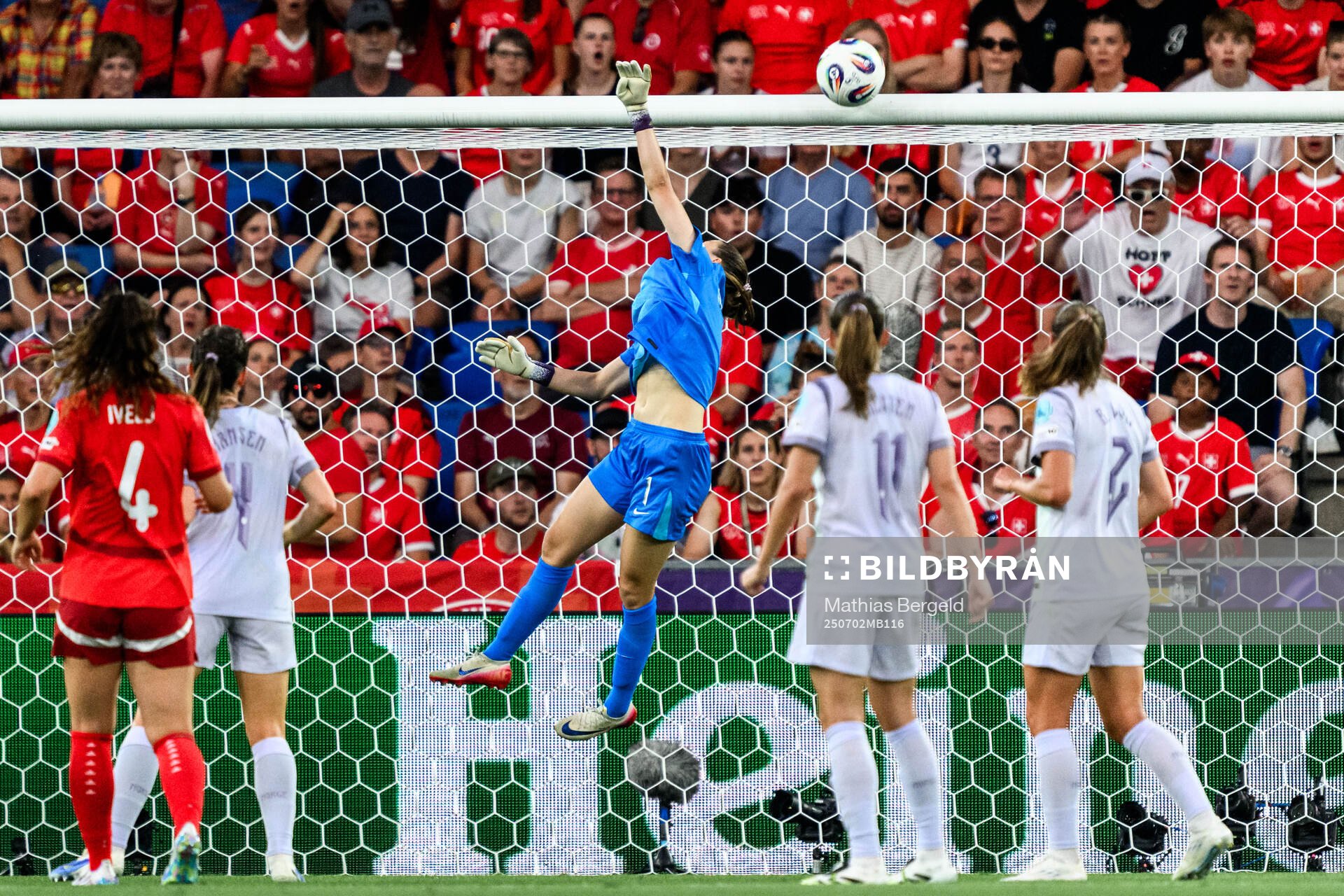 Goalkeeper Cecilie Fiskerstrand of Norway