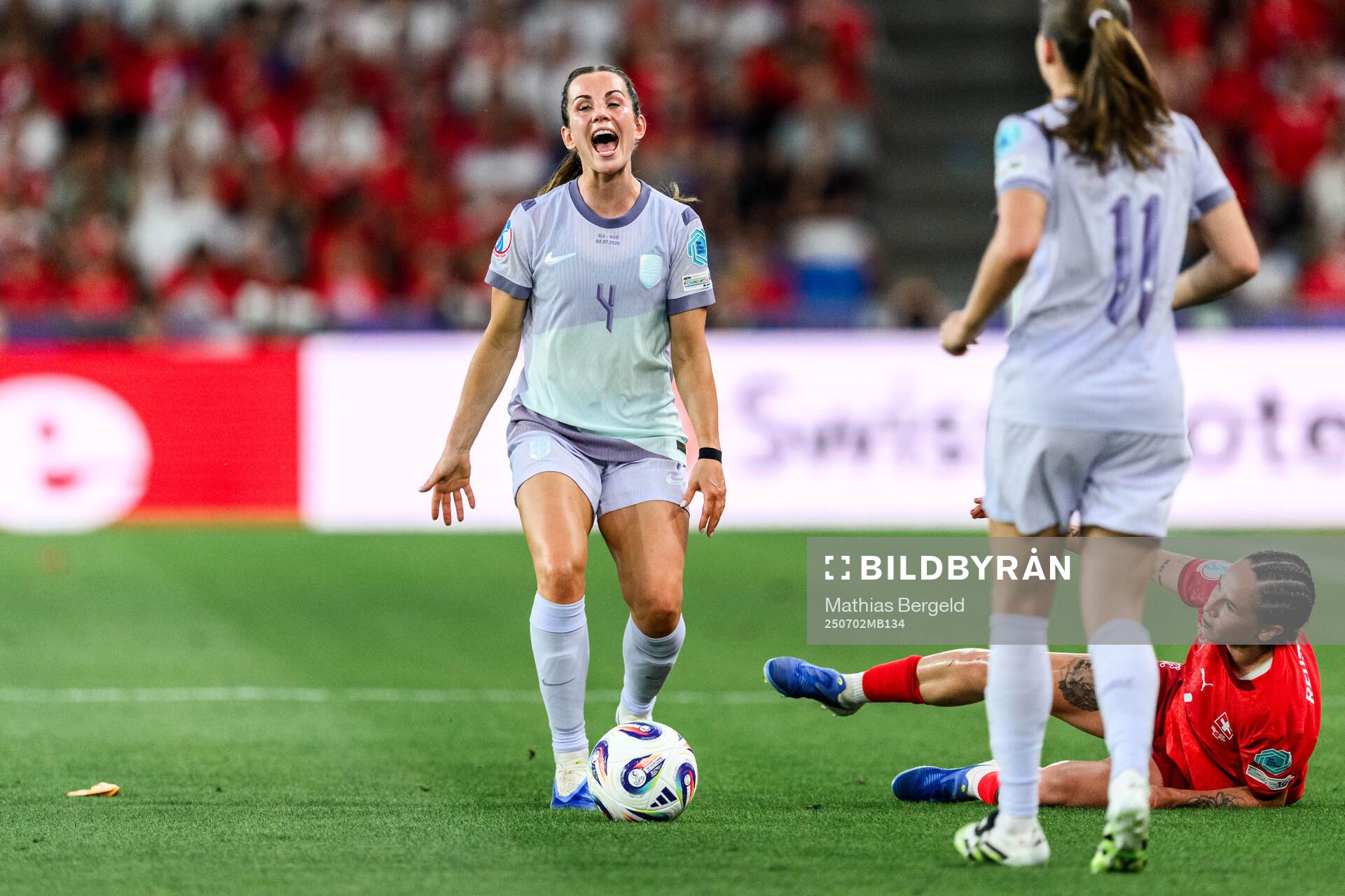 Tuva Hansen of Norway reacts