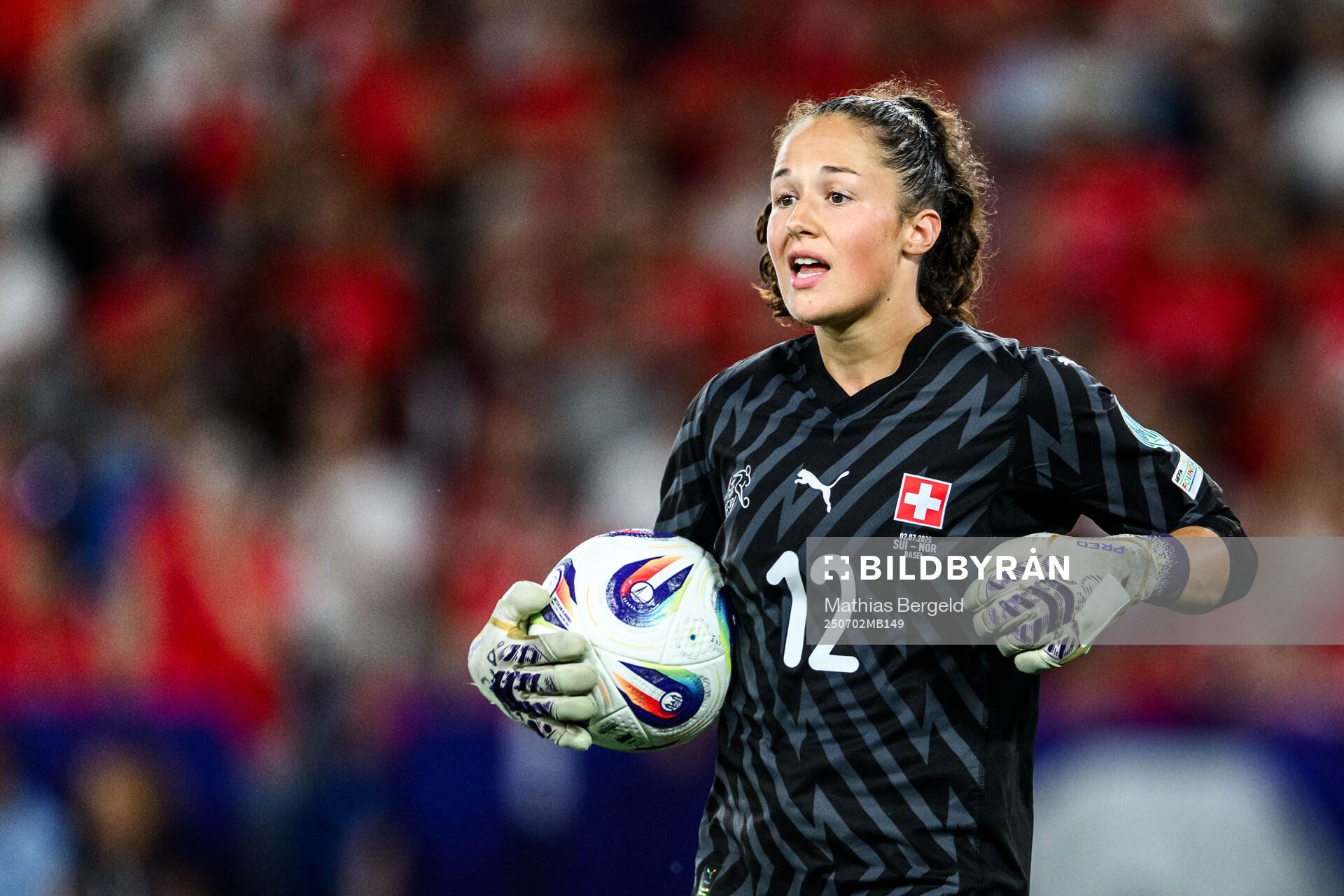 Goalkeeper Livia Peng of Switzerland