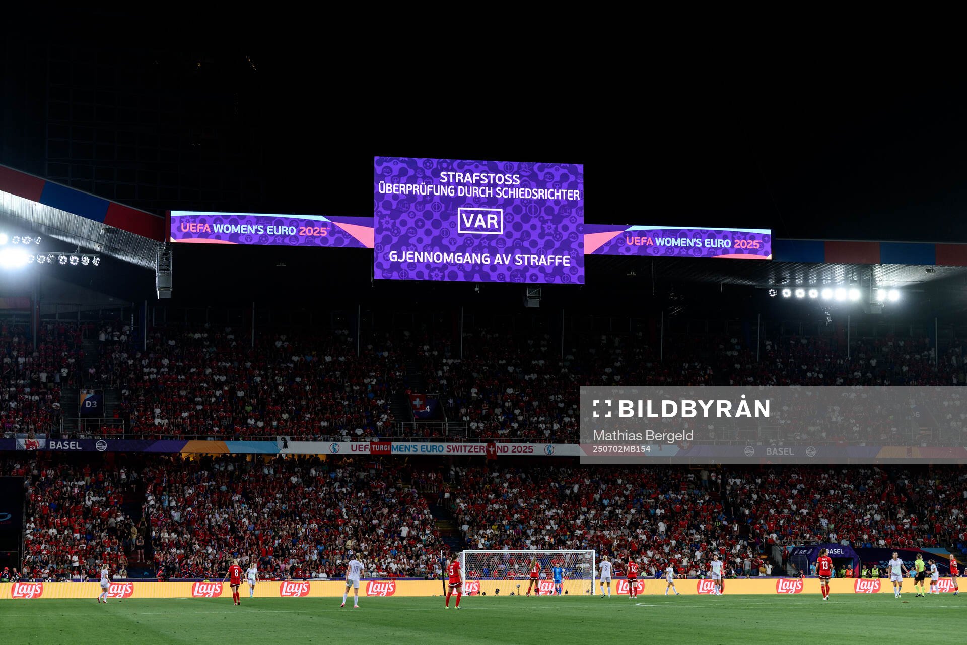 Video assistant referee (VAR) check
