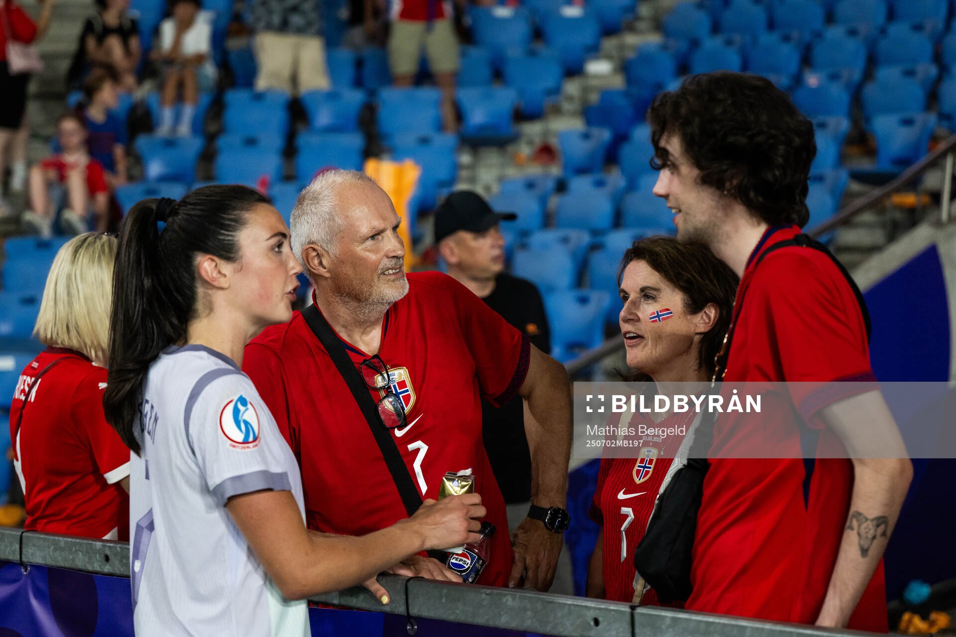 Ingrid Syrstad Engen of Norway with family