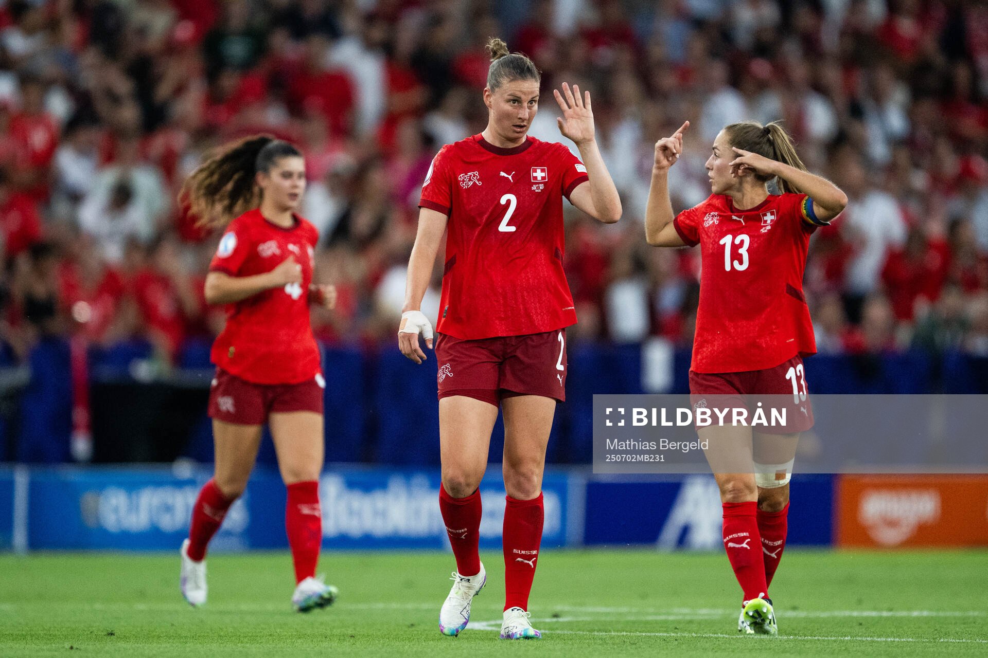 Julia Stierli and Lia Wälti of Switzerland