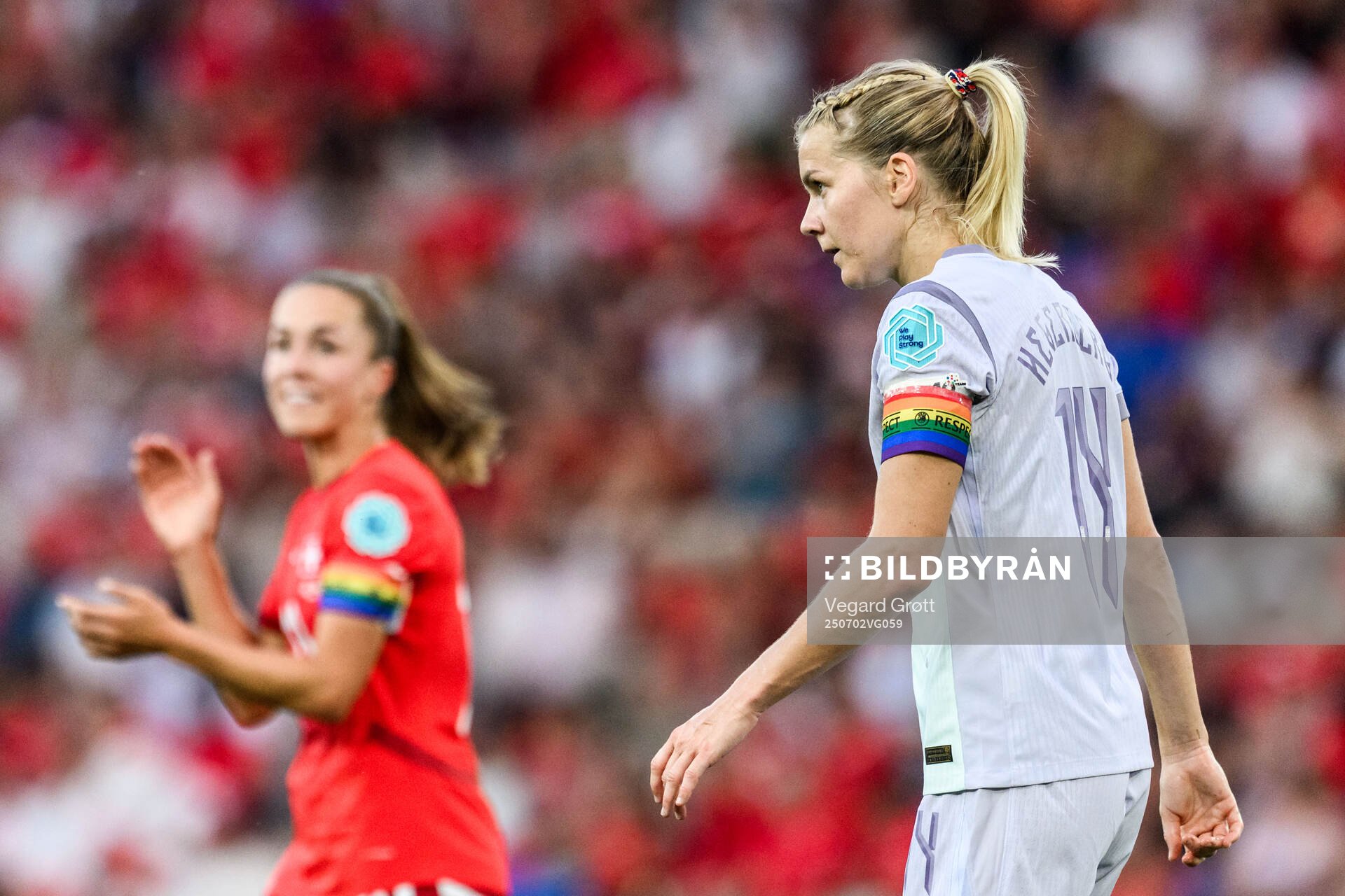 Ada Hegerberg of Norway looks dejected