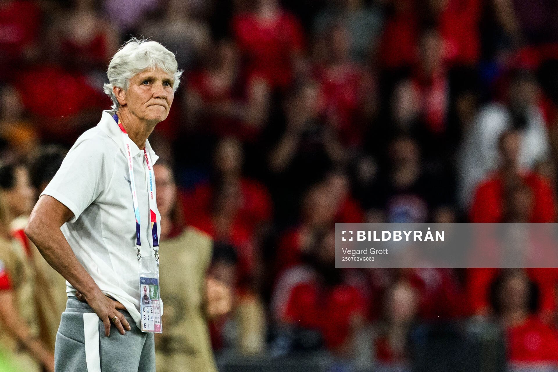 Head coach Pia Sundhage of Switzerland