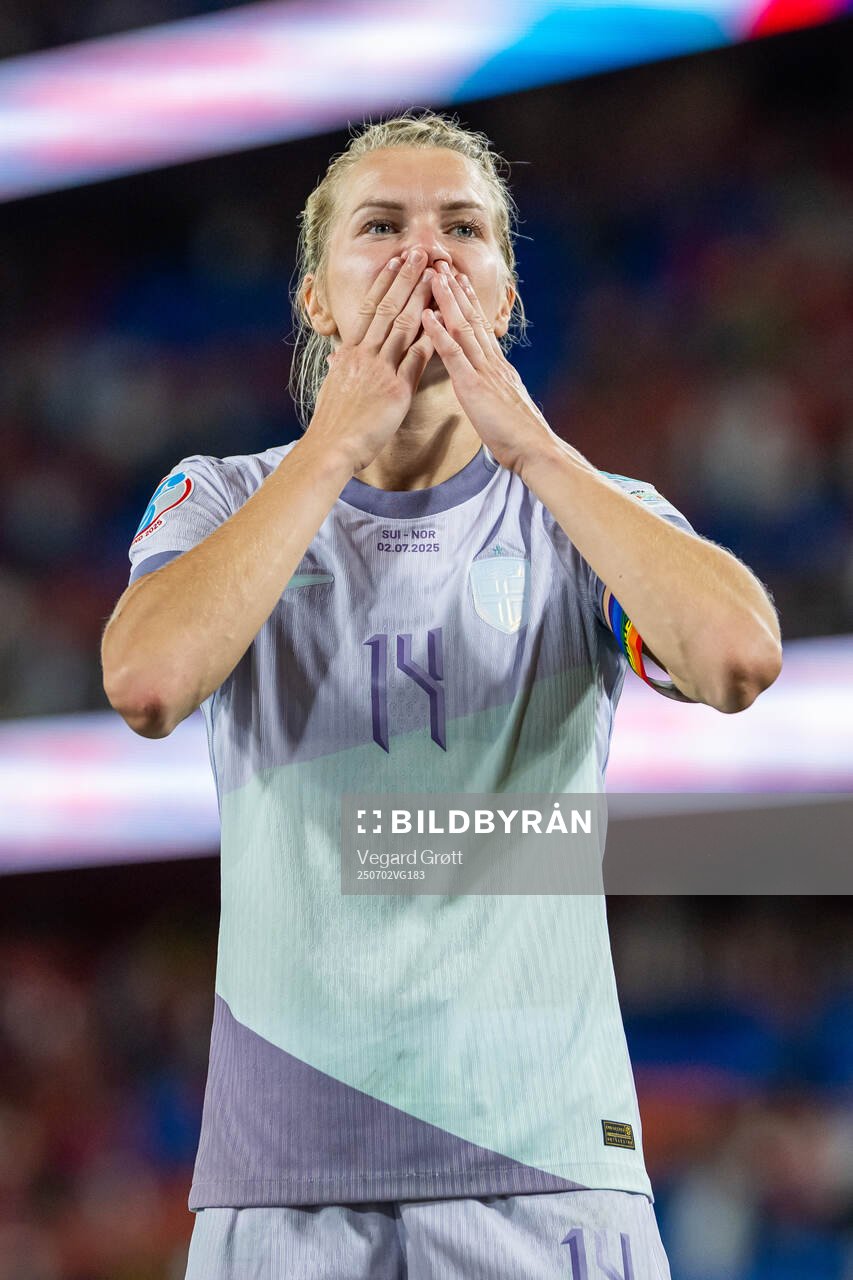 Ada Hegerberg of Norway celebrates