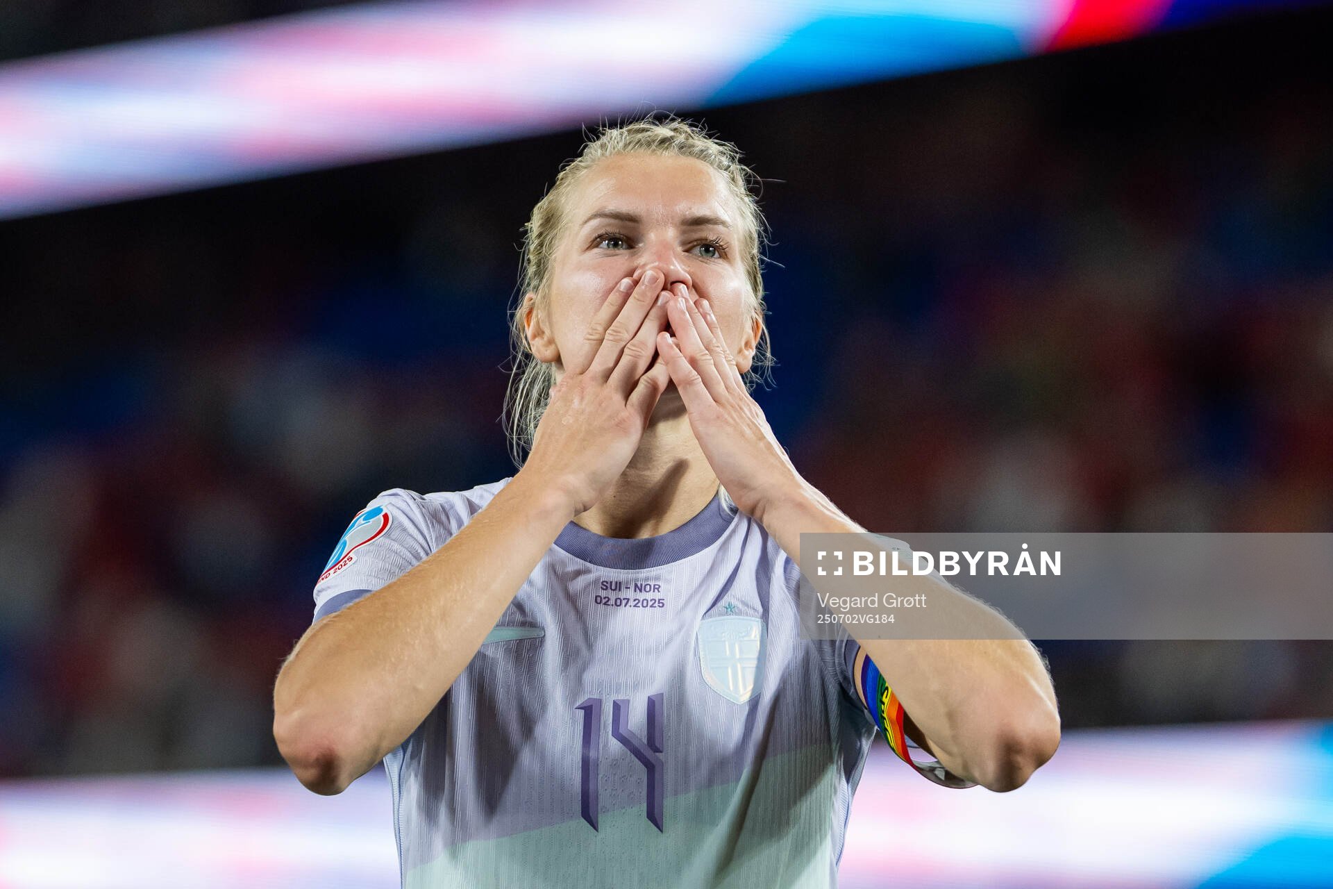 Ada Hegerberg of Norway celebrates