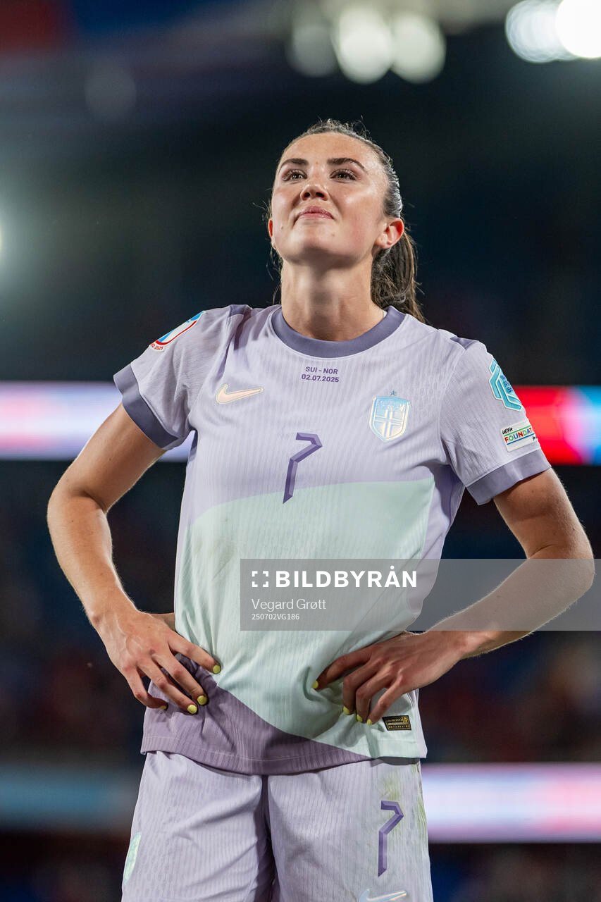 Ingrid Syrstad Engen of Norway celebrates